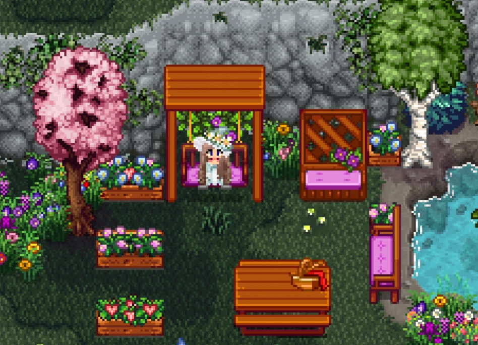 HxW Outdoor Furniture mod for Stardew Valley