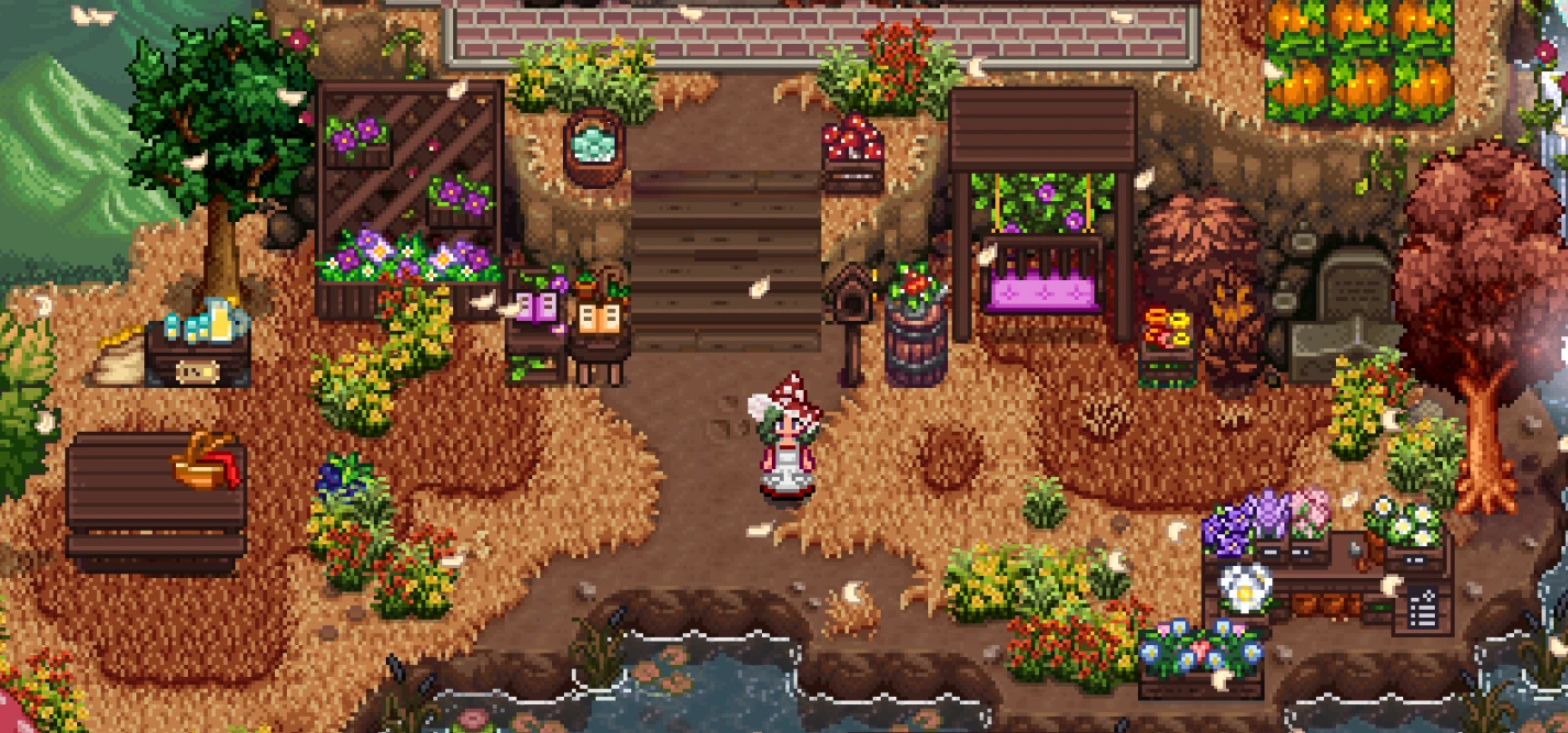 HxW Outdoor Furniture mod for Stardew Valley