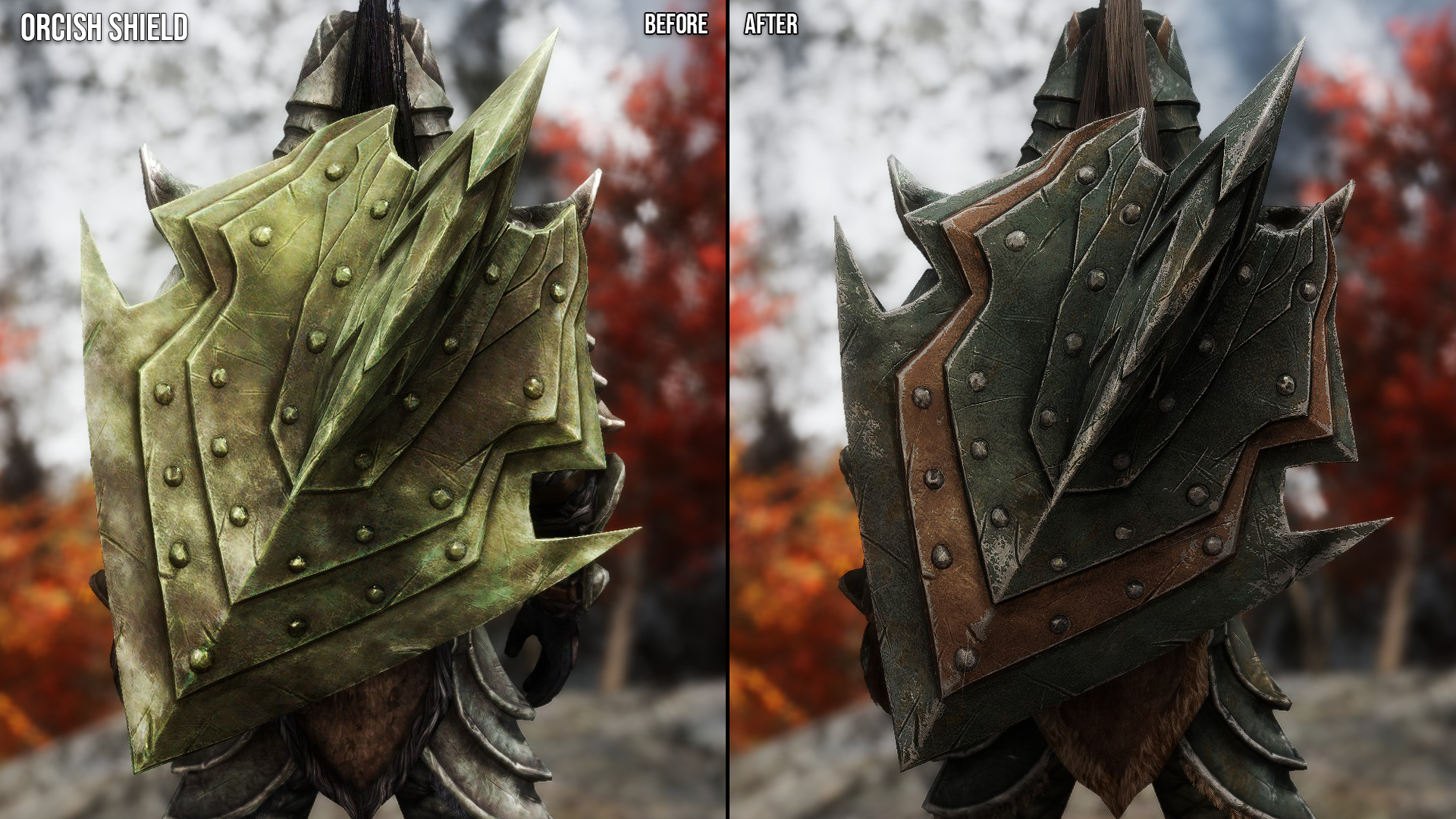 Orcish Armors and Weapons Retexture SE mod for The Elder Scrolls V: Skyrim Special Edition