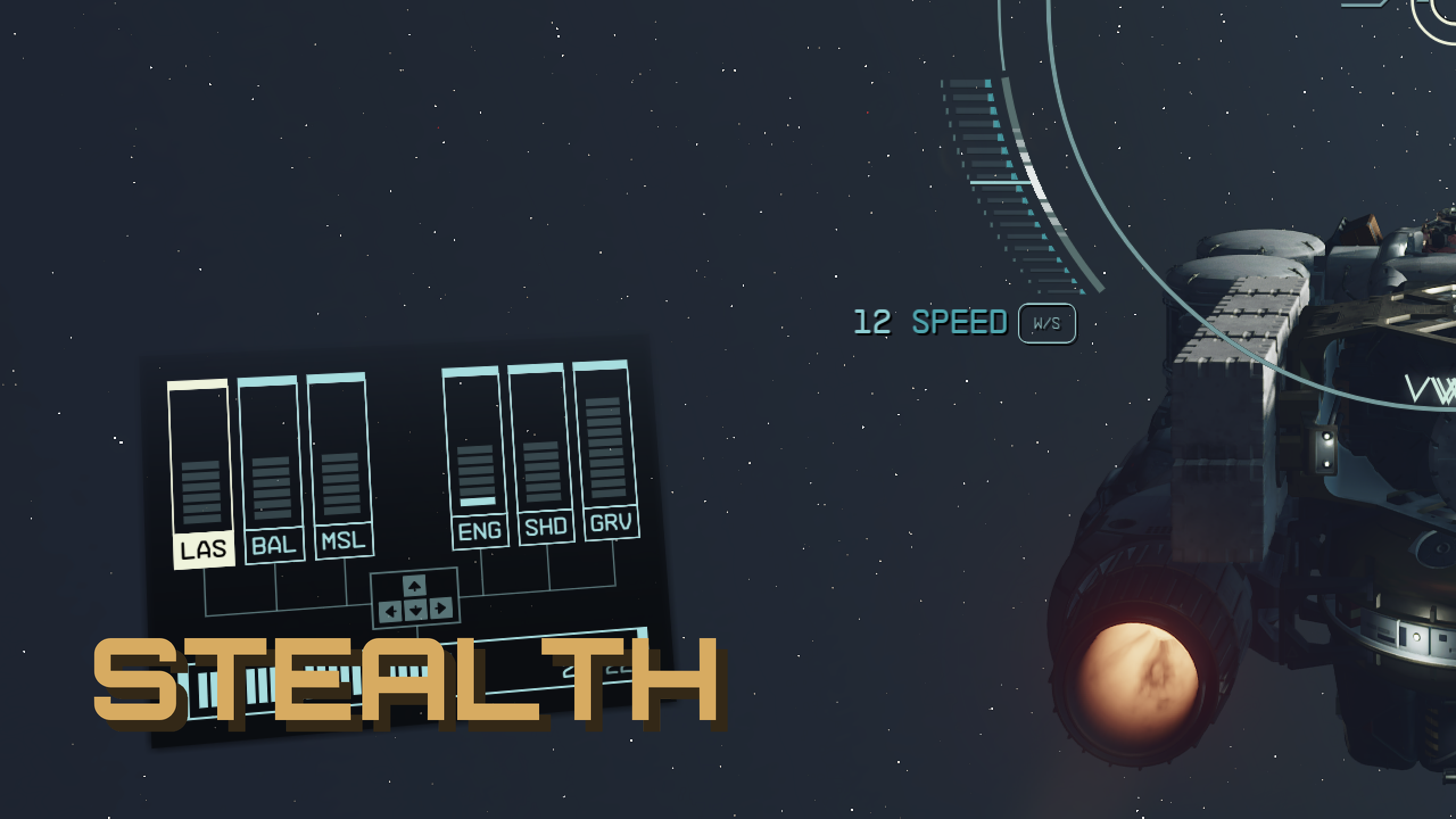 Ship Power Control Tweaks mod for Starfield