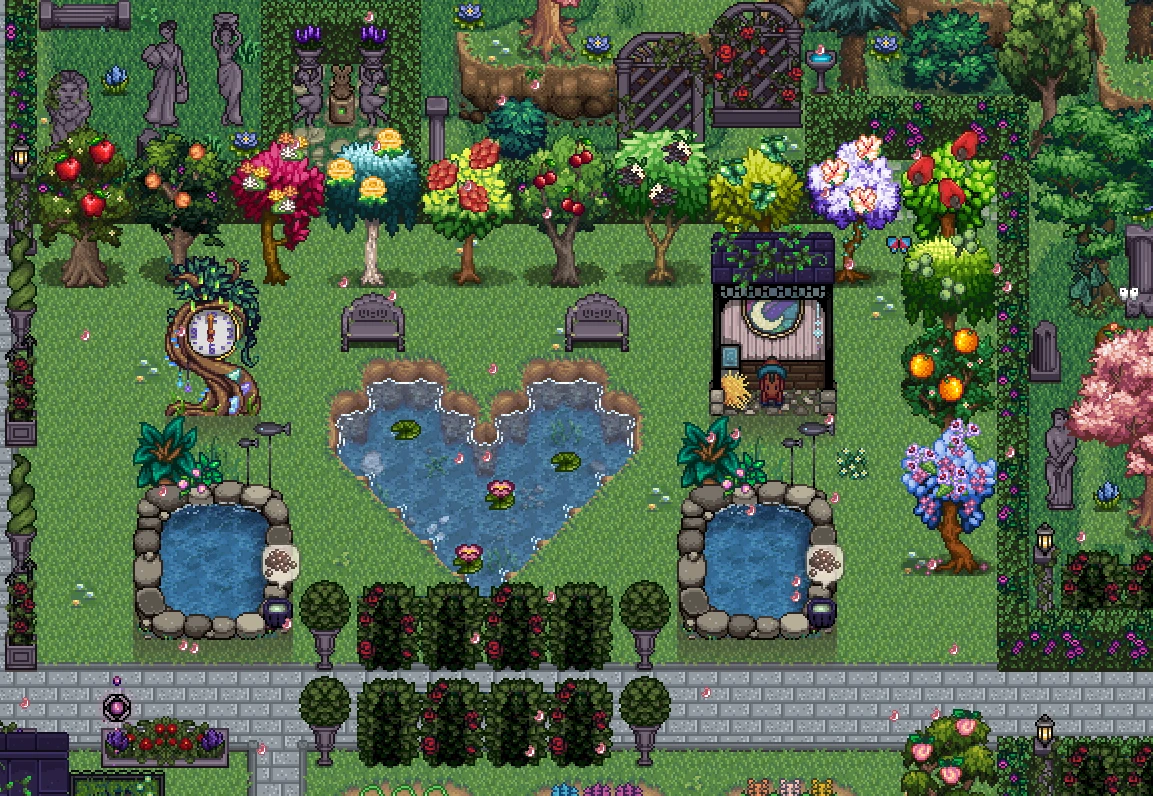 HxW Romantic Furniture mod for Stardew Valley
