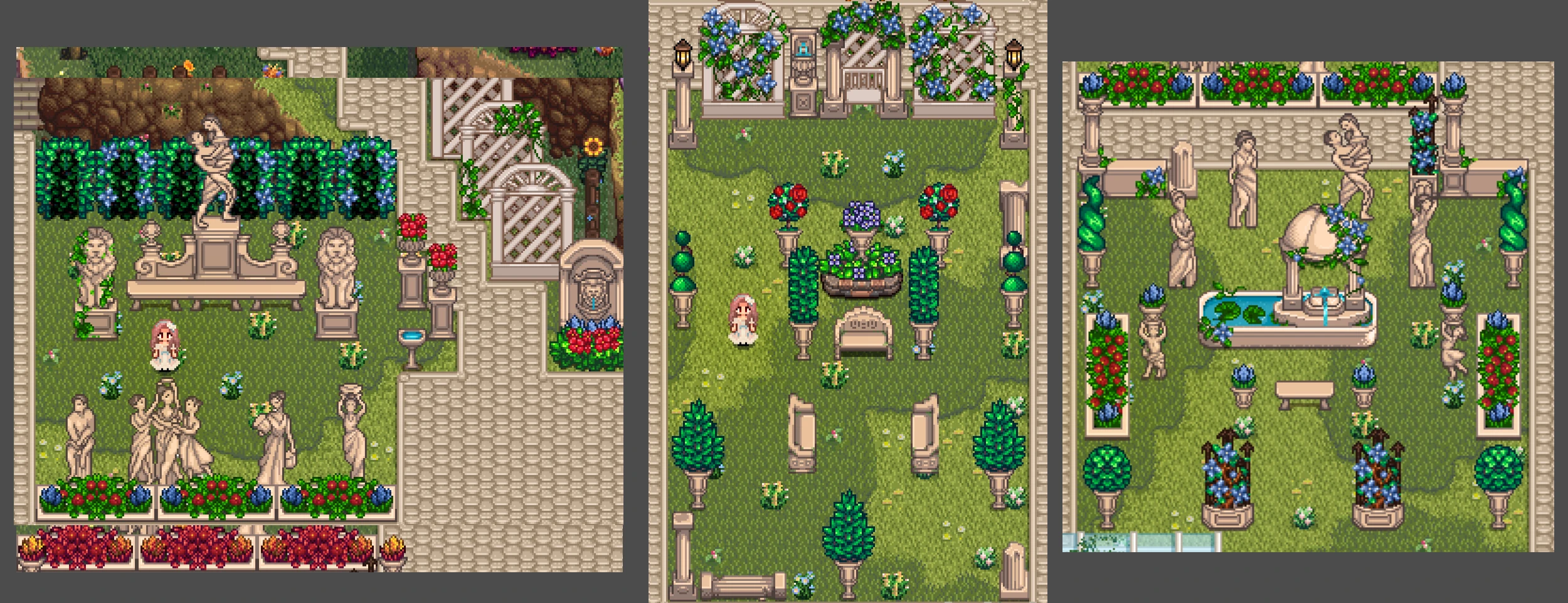 HxW Romantic Furniture mod for Stardew Valley