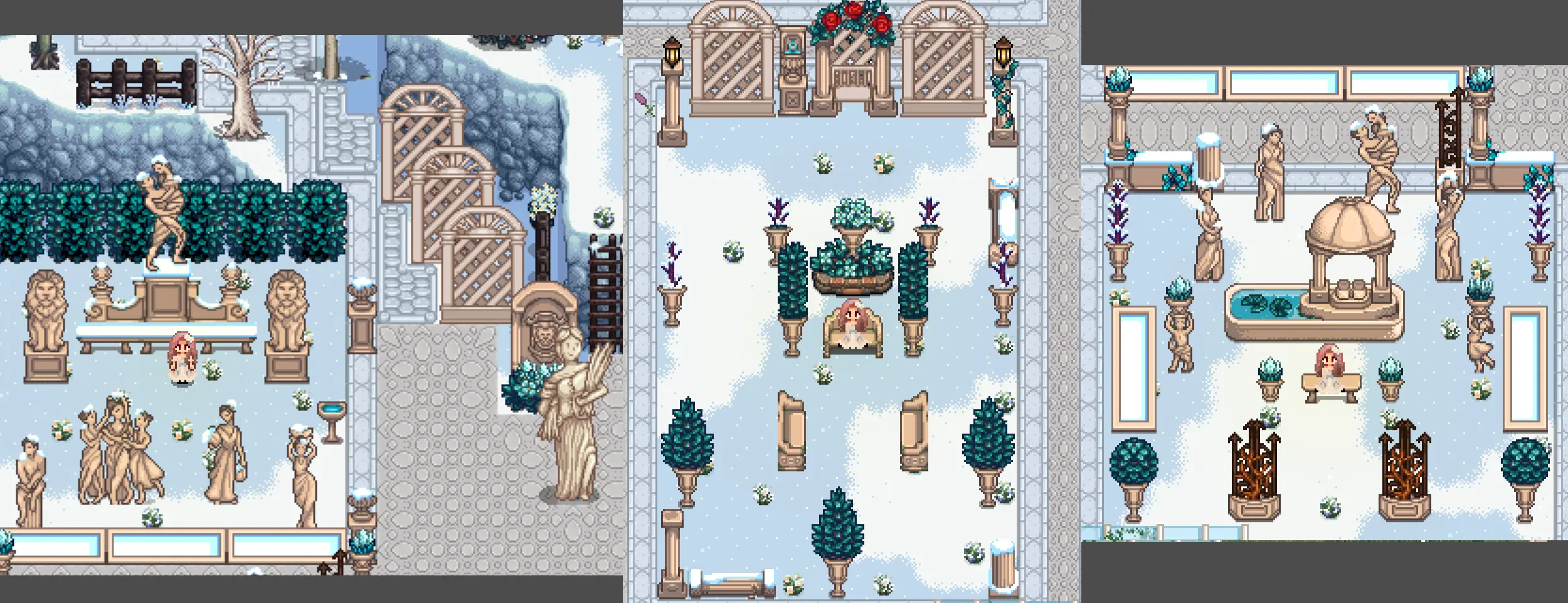 HxW Romantic Furniture mod for Stardew Valley