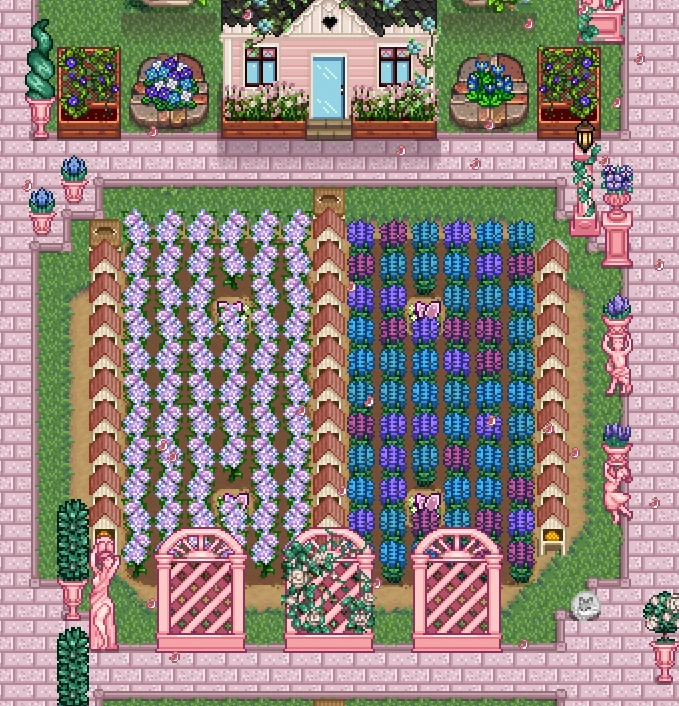 HxW Romantic Furniture mod for Stardew Valley