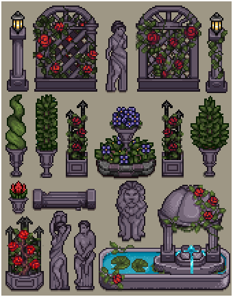 HxW Romantic Furniture mod for Stardew Valley