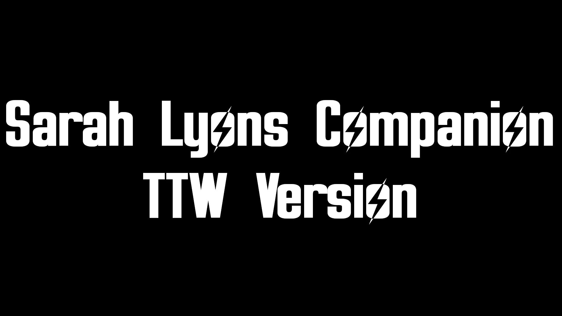 Sarah Lyons Companion - TTW Version mod for Fallout: New Vegas