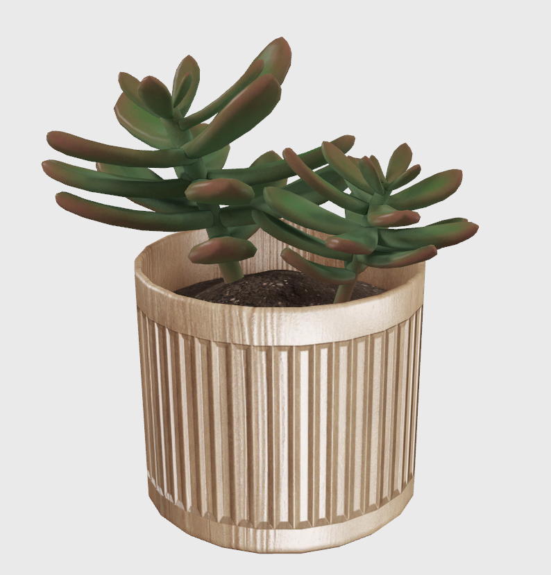 Minimal plants set mod for The Sims 4 
