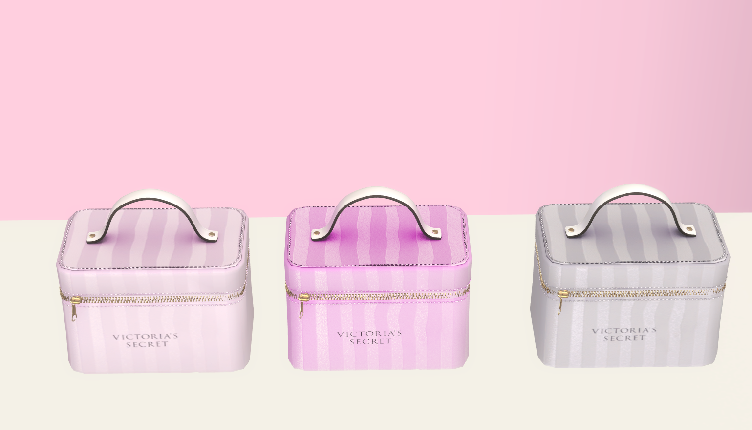 Victoria Secret cosmetic bags mod for The Sims 4 