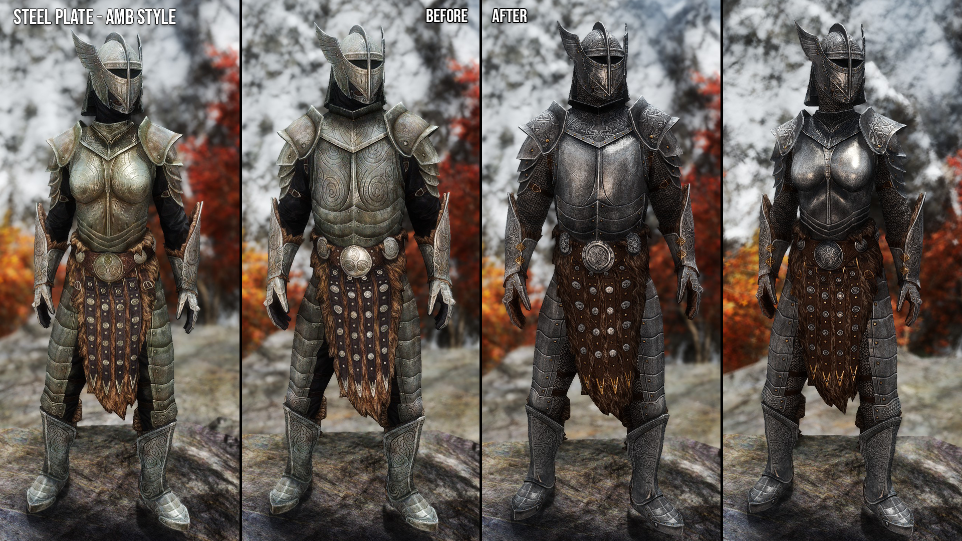 Steel Armors and Weapons Retexture SE mod for The Elder Scrolls V: Skyrim Special Edition
