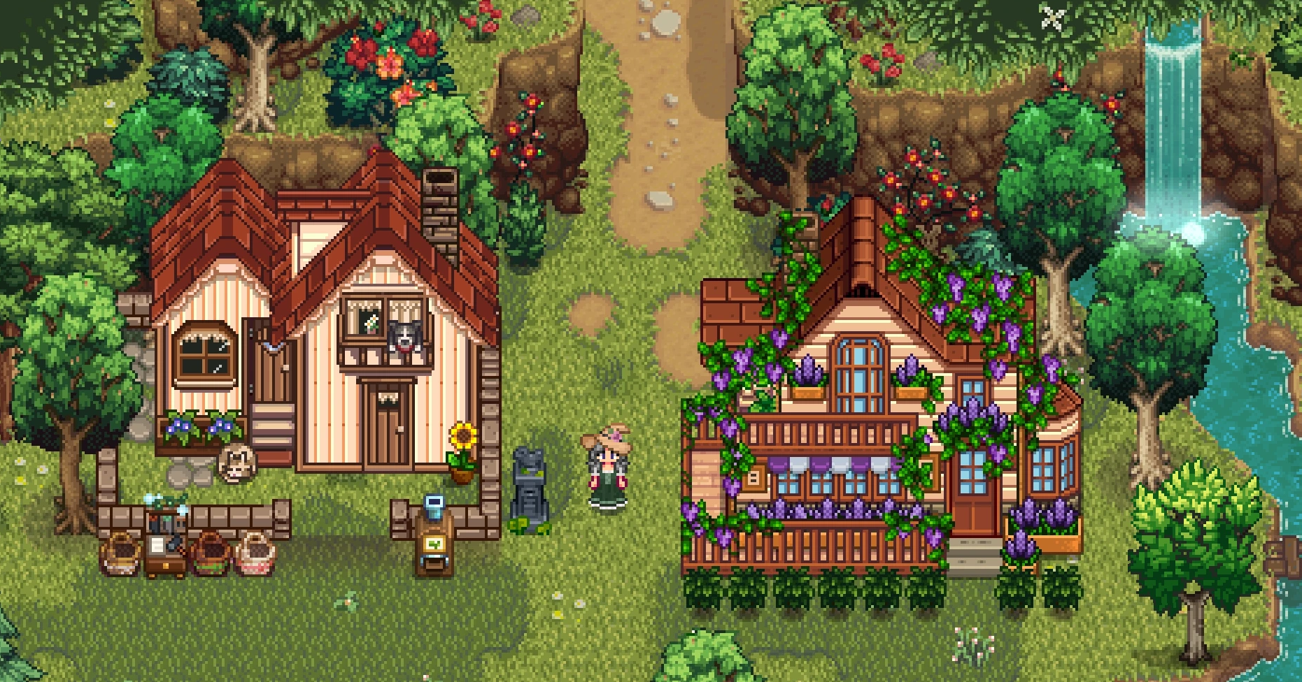 HxW Buildable Tea Shop mod for Stardew Valley