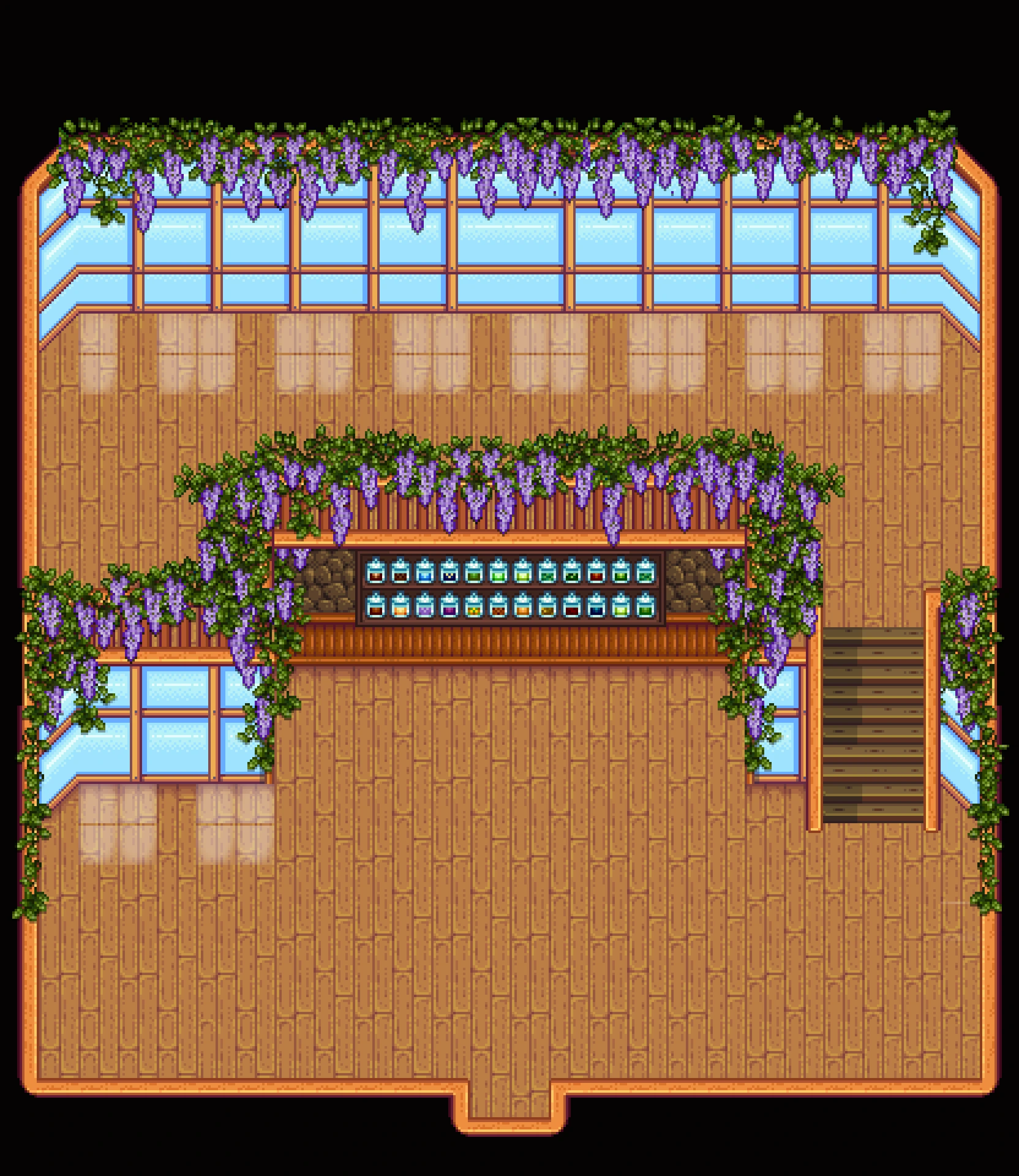 HxW Buildable Tea Shop mod for Stardew Valley