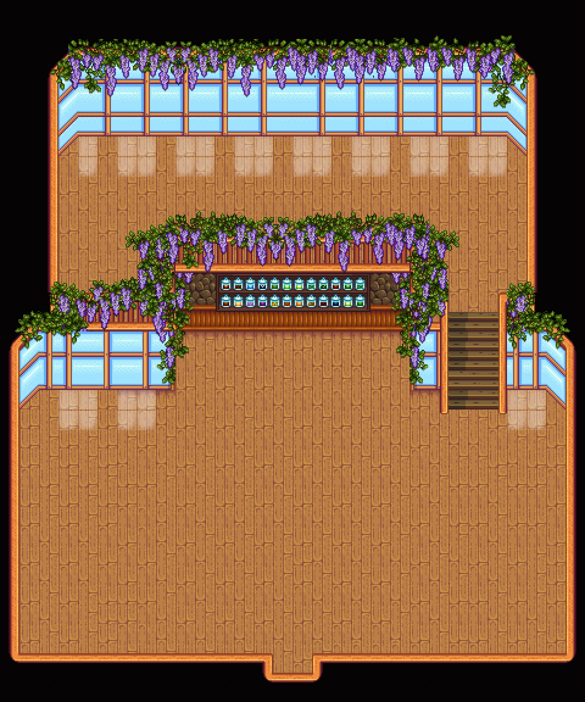 HxW Buildable Tea Shop mod for Stardew Valley