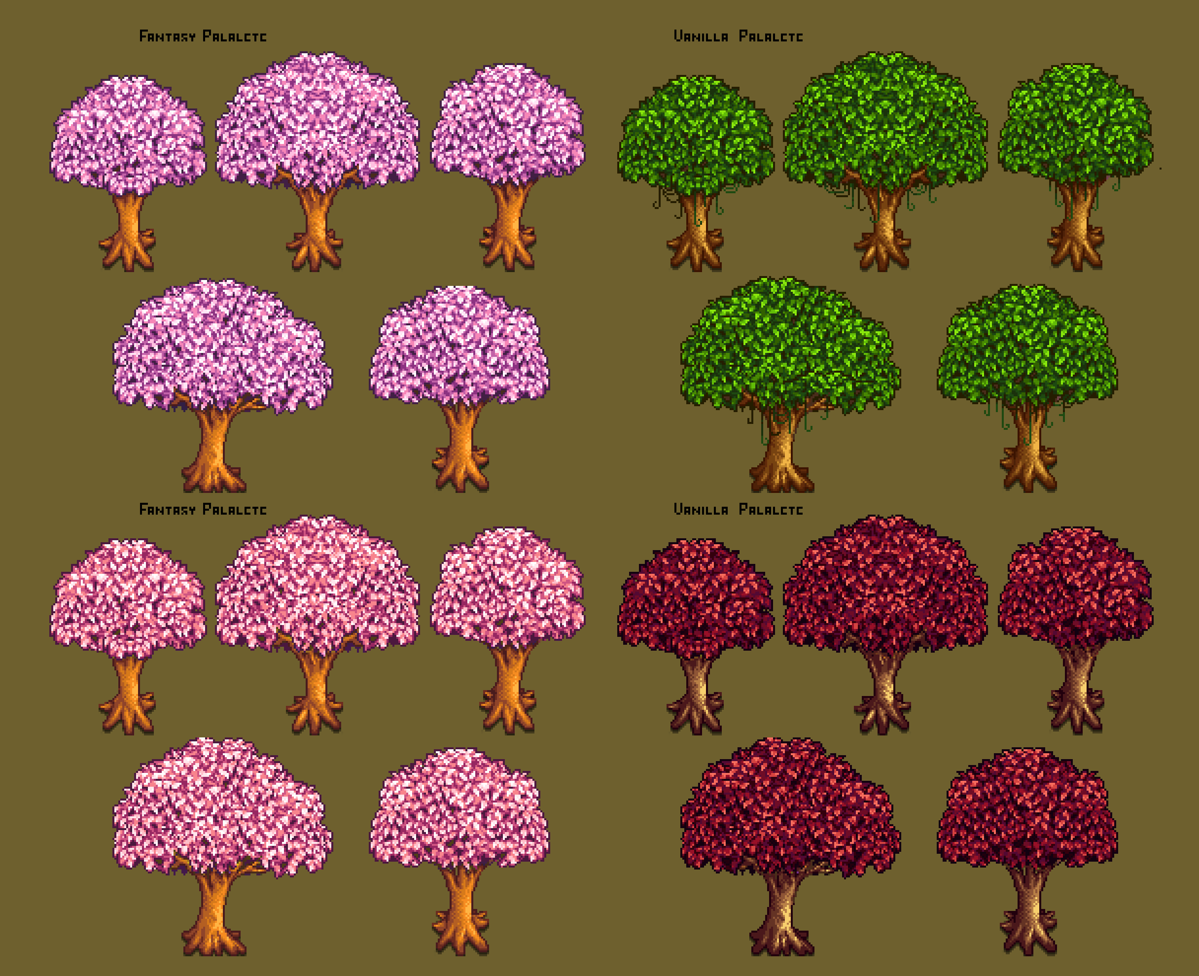 HxW Tilesheets mod for Stardew Valley