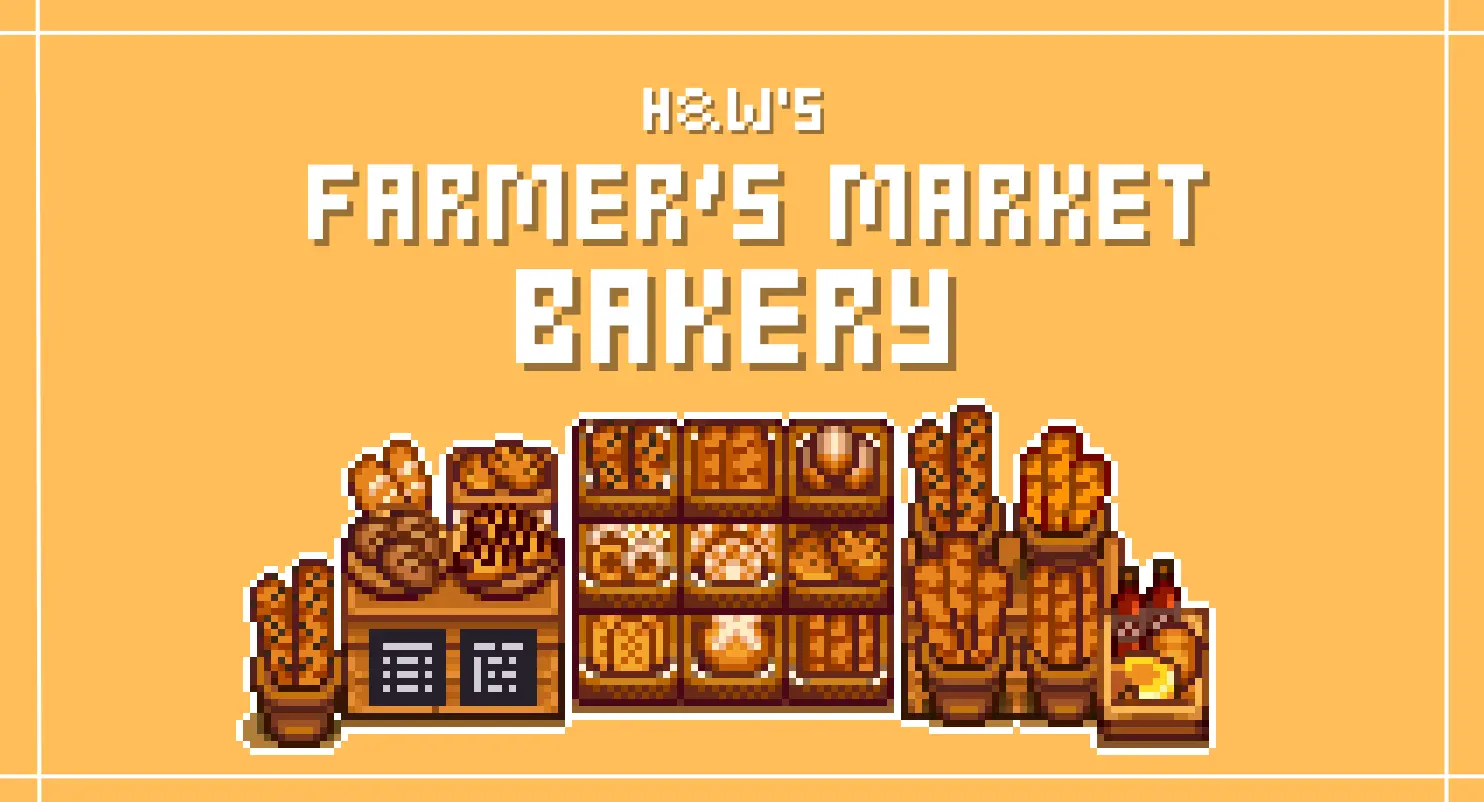 HxW Farmer's Market Furniture - Bakery Set mod for Stardew Valley
