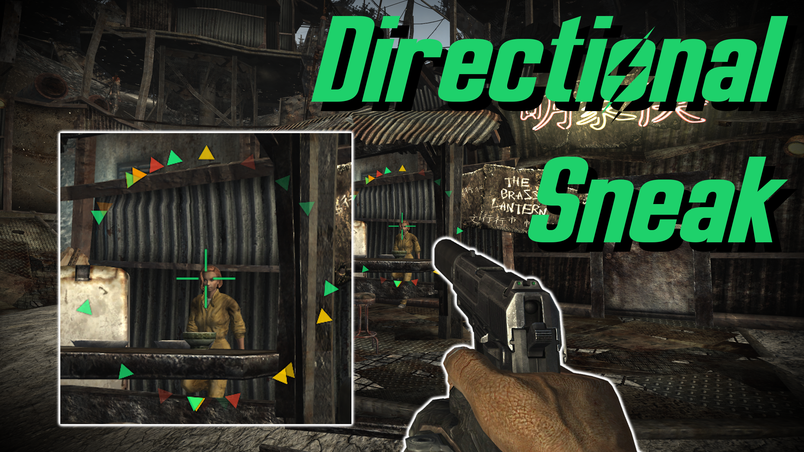 Directional Sneak Indicator mod for Fallout: New Vegas