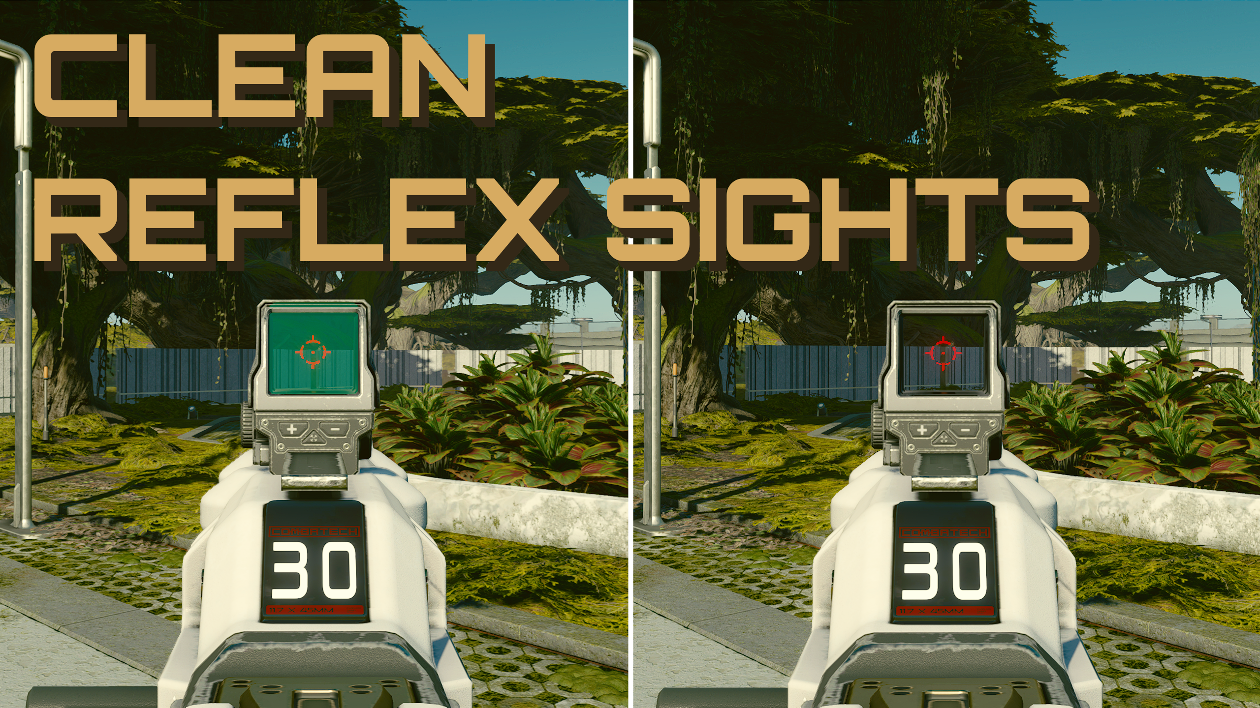 Clean Reflex Sight Lenses mod for Starfield