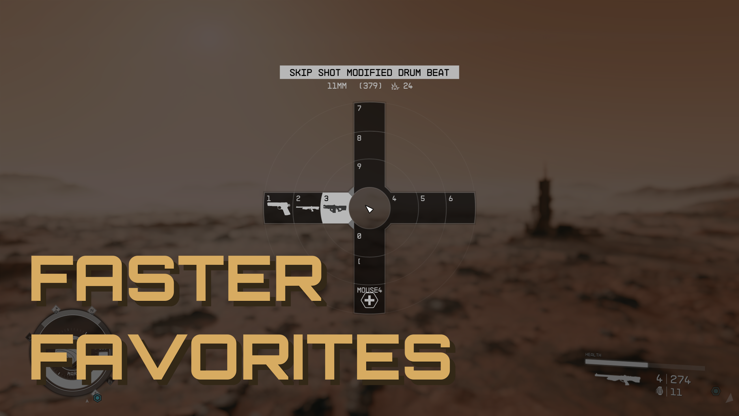Faster Favorites Menu mod for Starfield