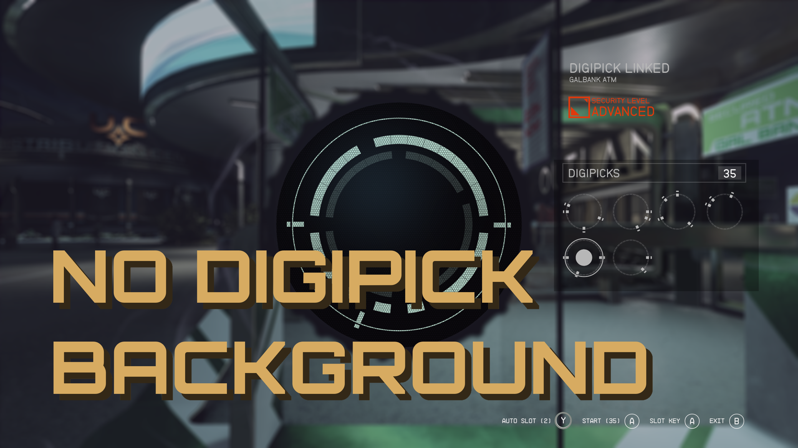 No Digipick Menu Background mod for Starfield