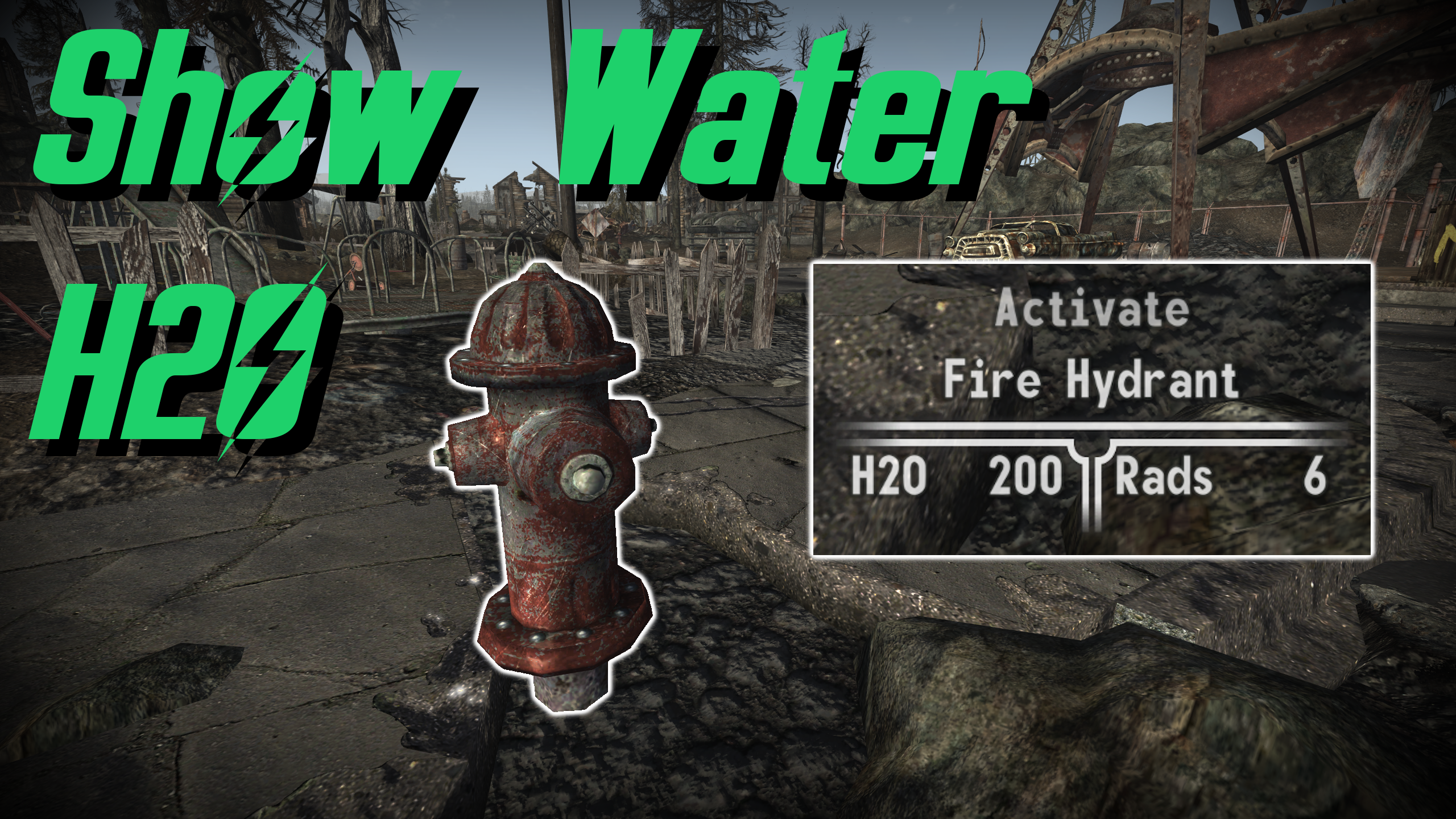 Show Water Source H2O - ESPless mod for Fallout: New Vegas