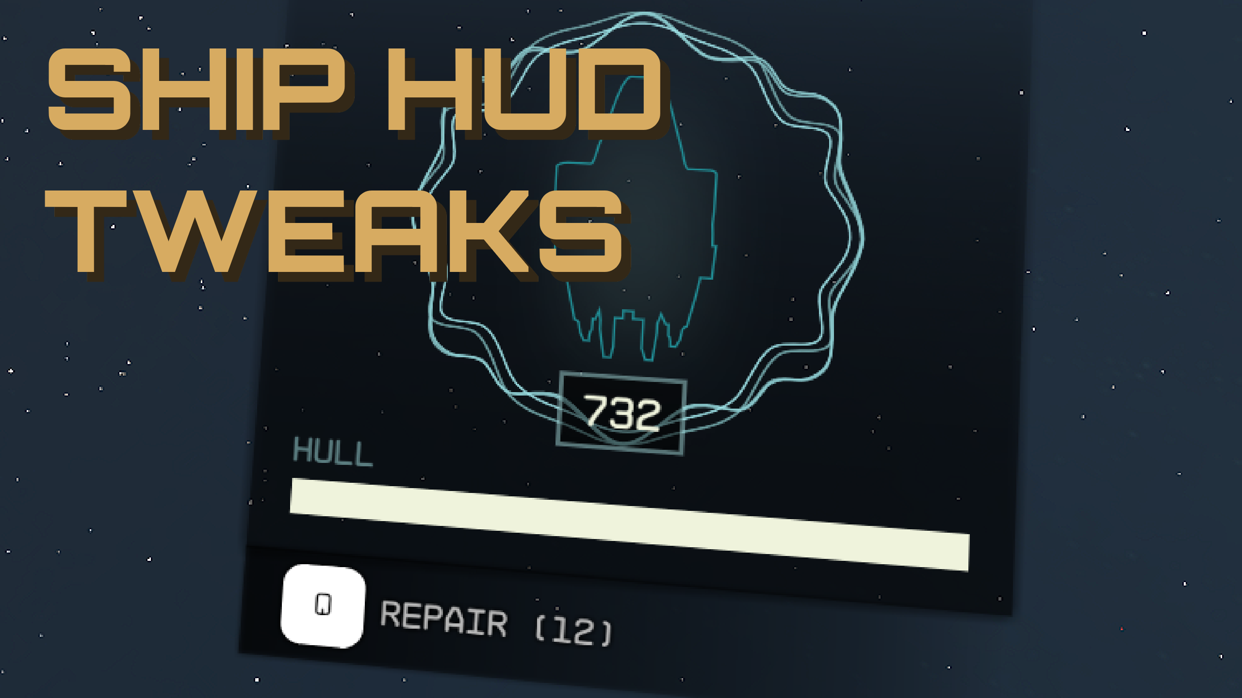 Ship HUD Tweaks mod for Starfield