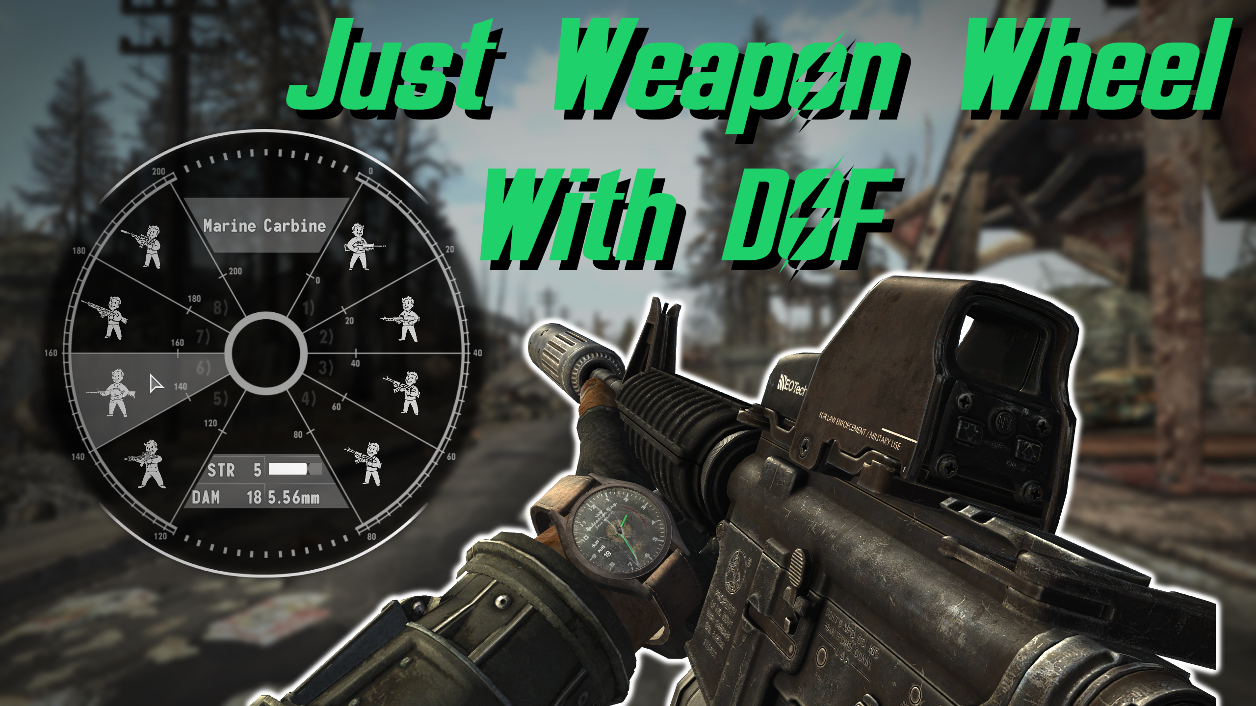 Just Weapon Wheel DoF - ESPless mod for Fallout: New Vegas