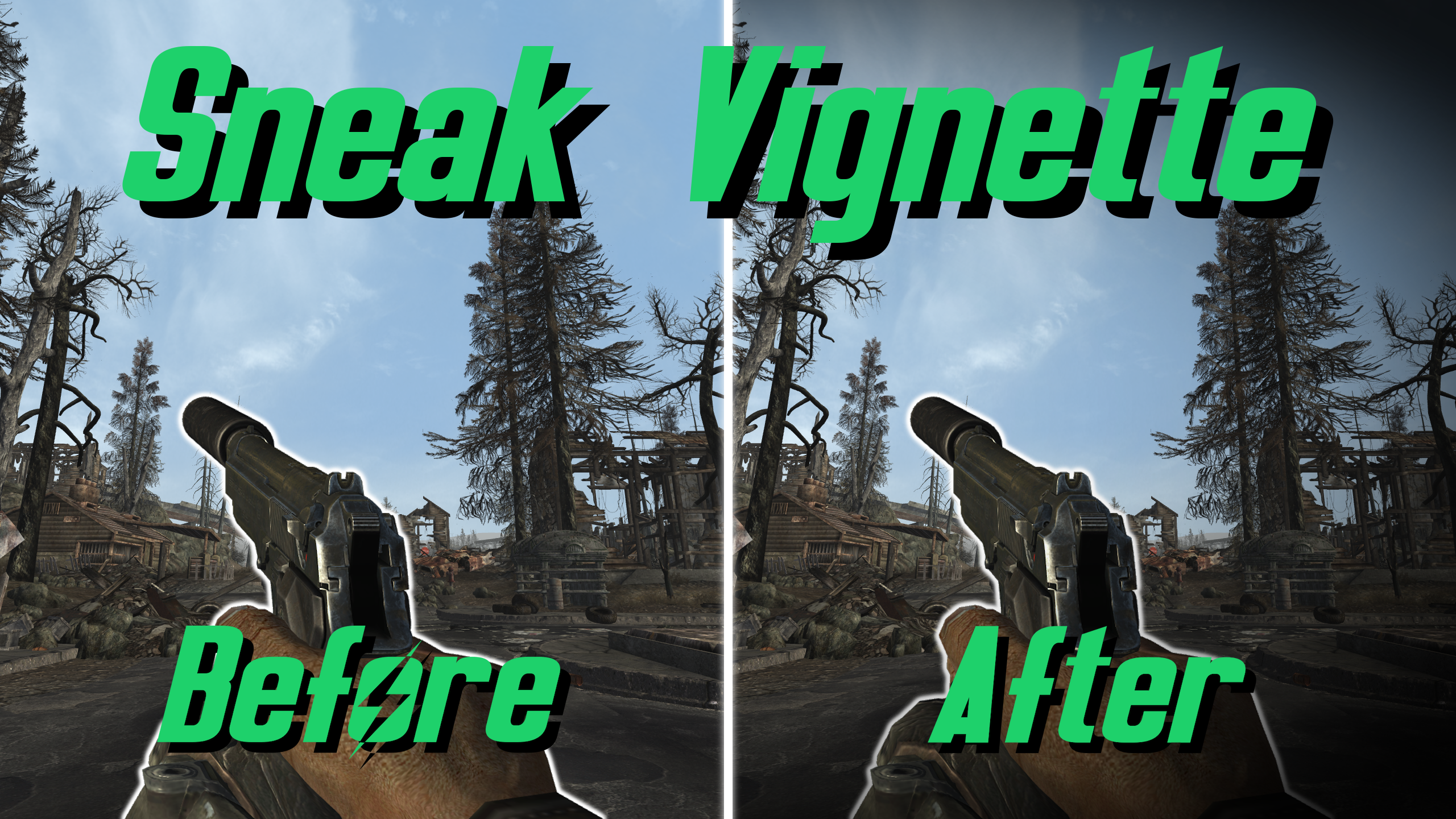 Sneak Vignette mod for Fallout 3