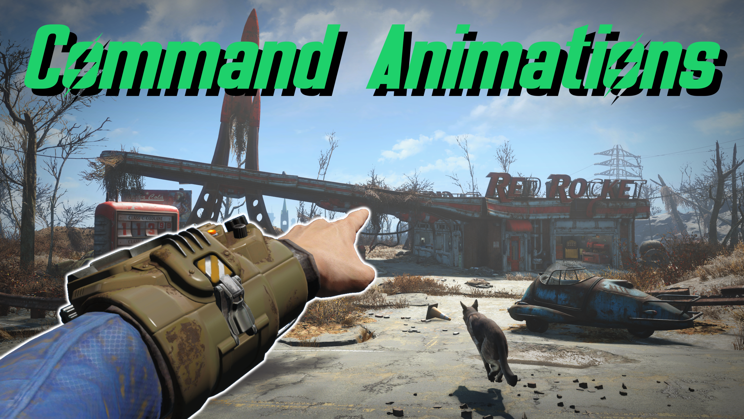Companion Command Animations mod for Fallout 4