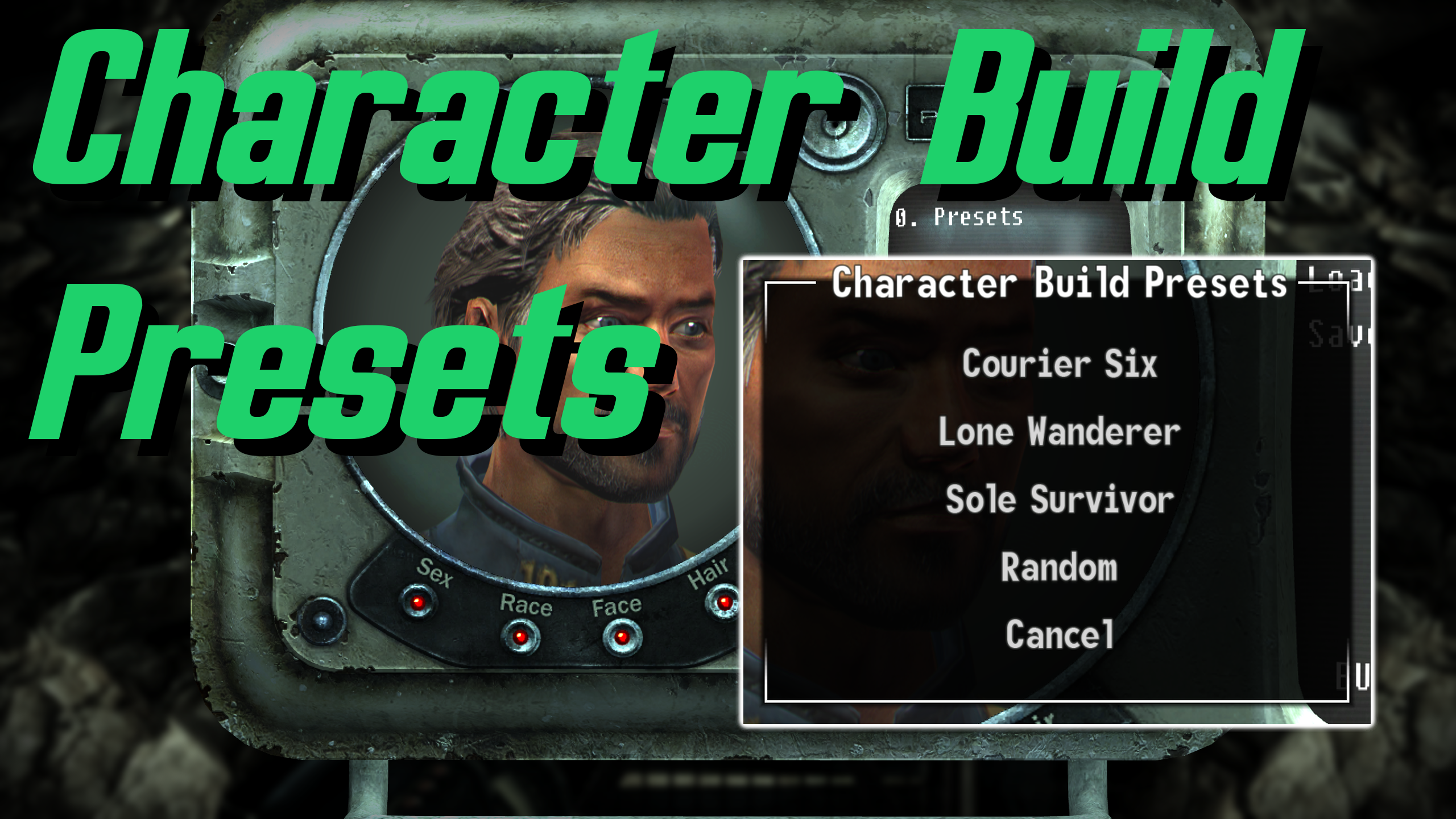 Character Build Presets mod for Fallout: New Vegas