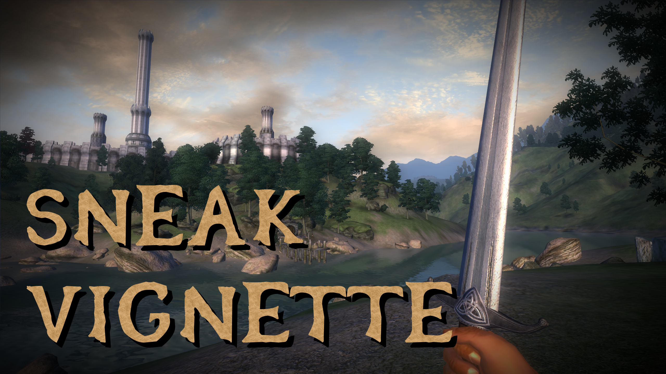 Sneak Vignette mod for The Elder Scrolls IV: Oblivion