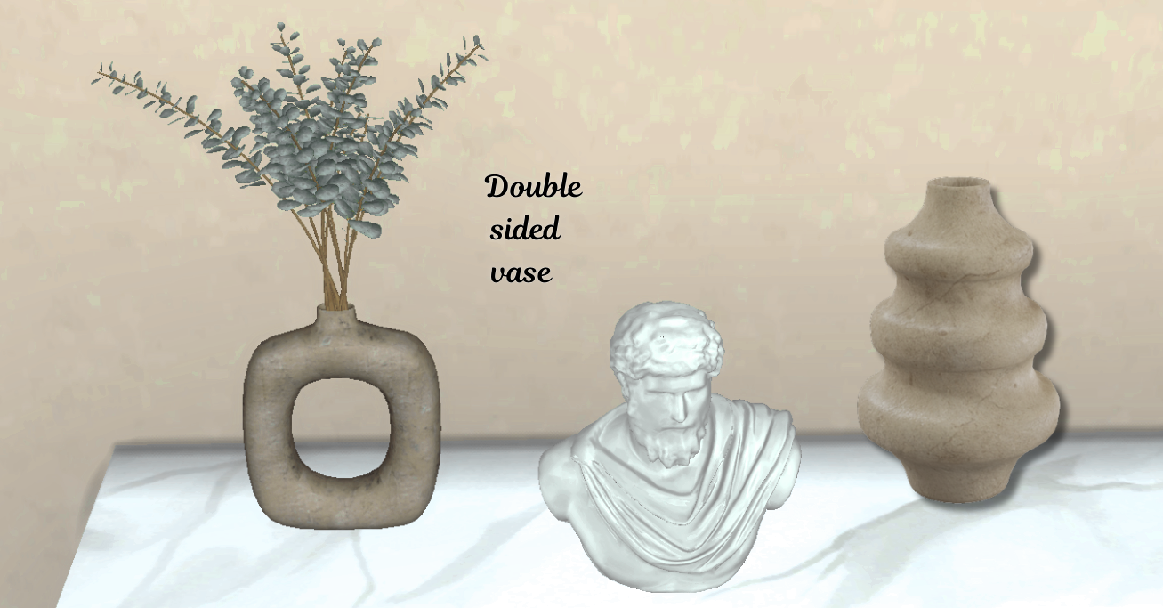 Minimal eucalyptus in vase mod for The Sims 4 
