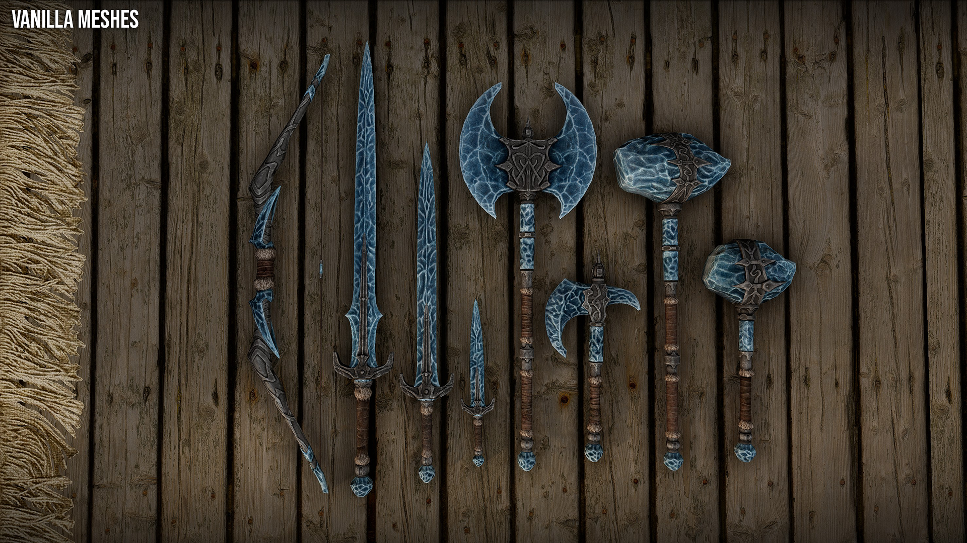 Stalhrim Armors and Weapons Retexture SE mod for The Elder Scrolls V: Skyrim Special Edition