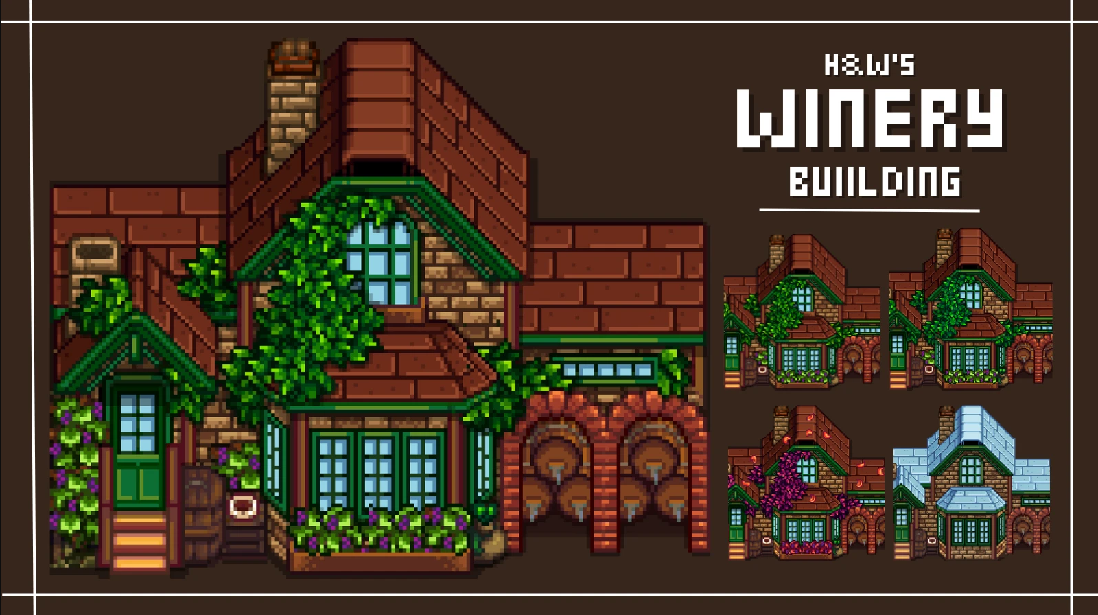 HxW Buildable Winery mod for Stardew Valley
