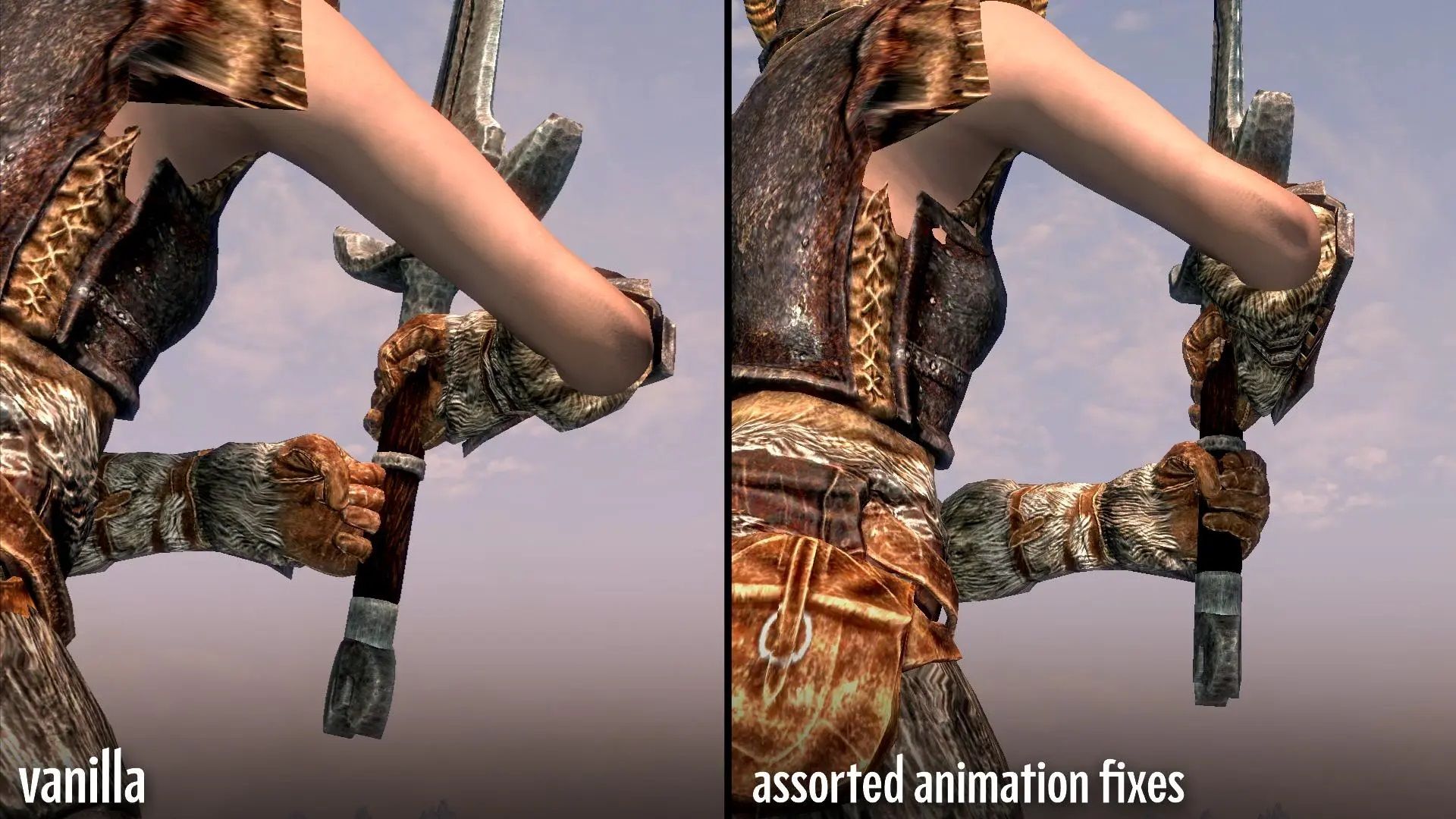 Assorted Animation Fixes mod for The Elder Scrolls V: Skyrim Special Edition