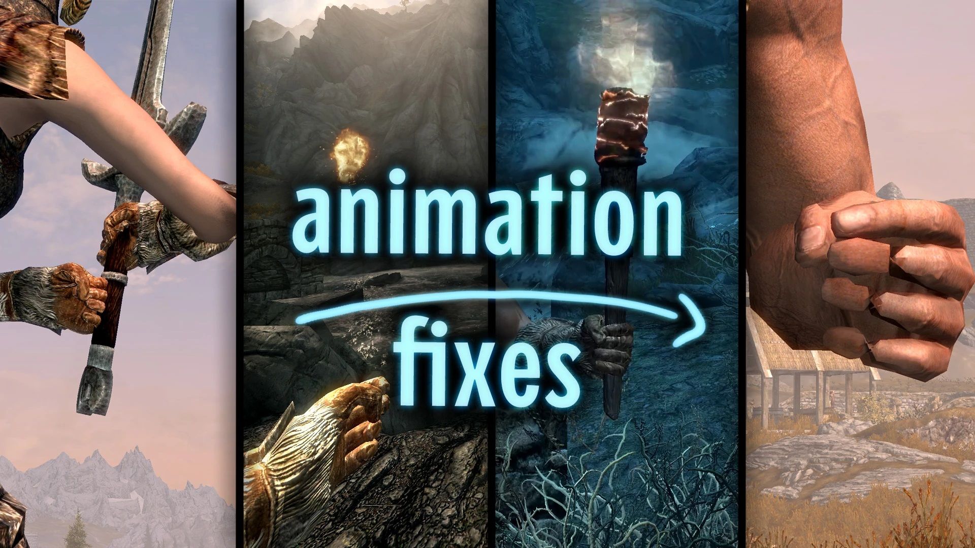 Assorted Animation Fixes mod for The Elder Scrolls V: Skyrim Special Edition
