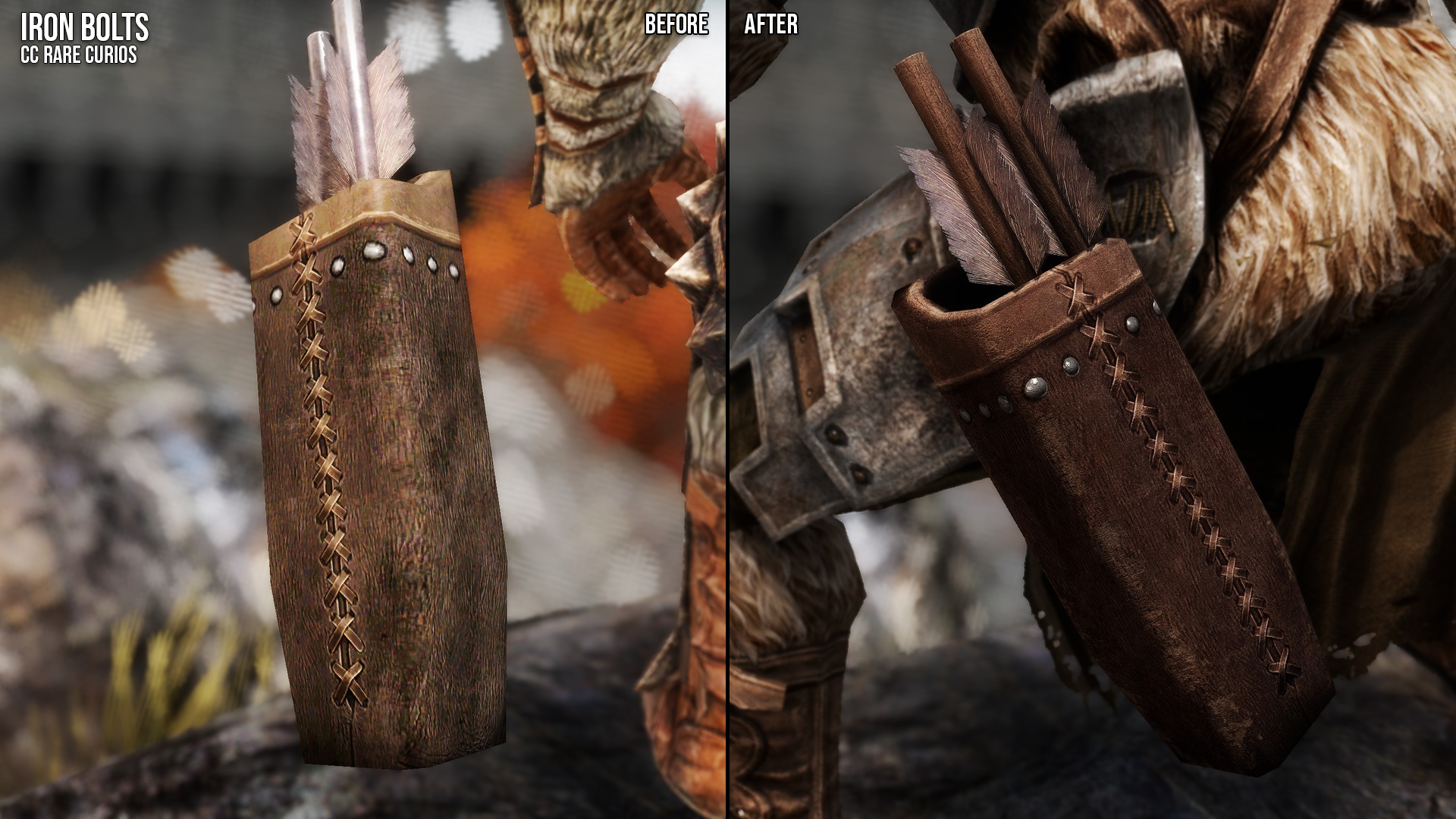 Iron Armors and Weapons Retexture SE mod for The Elder Scrolls V: Skyrim Special Edition