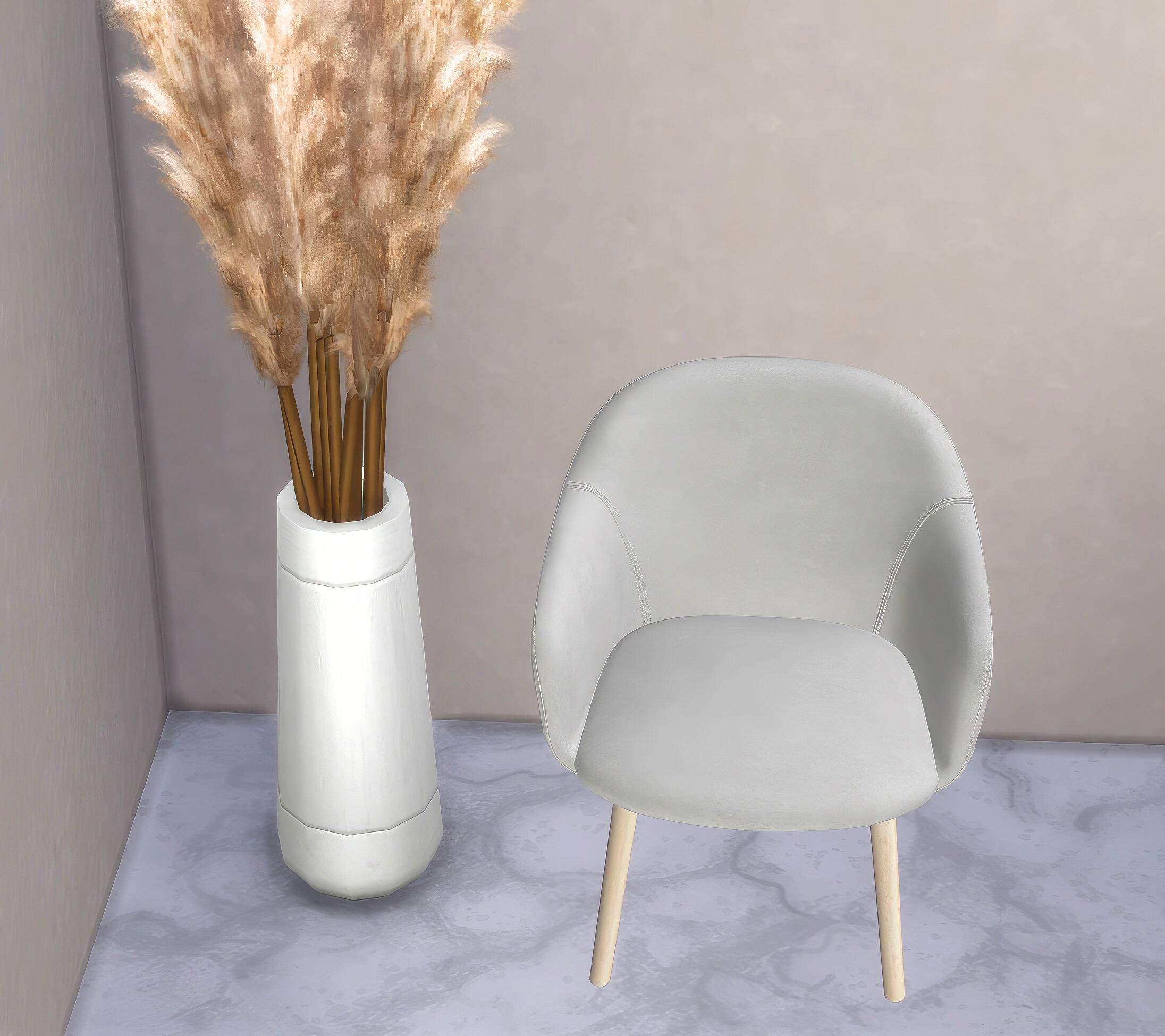 Minimal dinning set mod for The Sims 4 