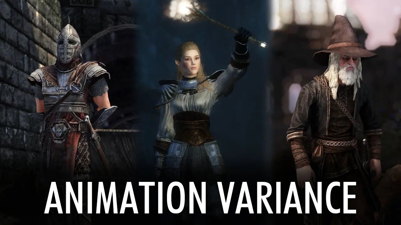 EVG Animation Variance mod for The Elder Scrolls V: Skyrim Special Edition