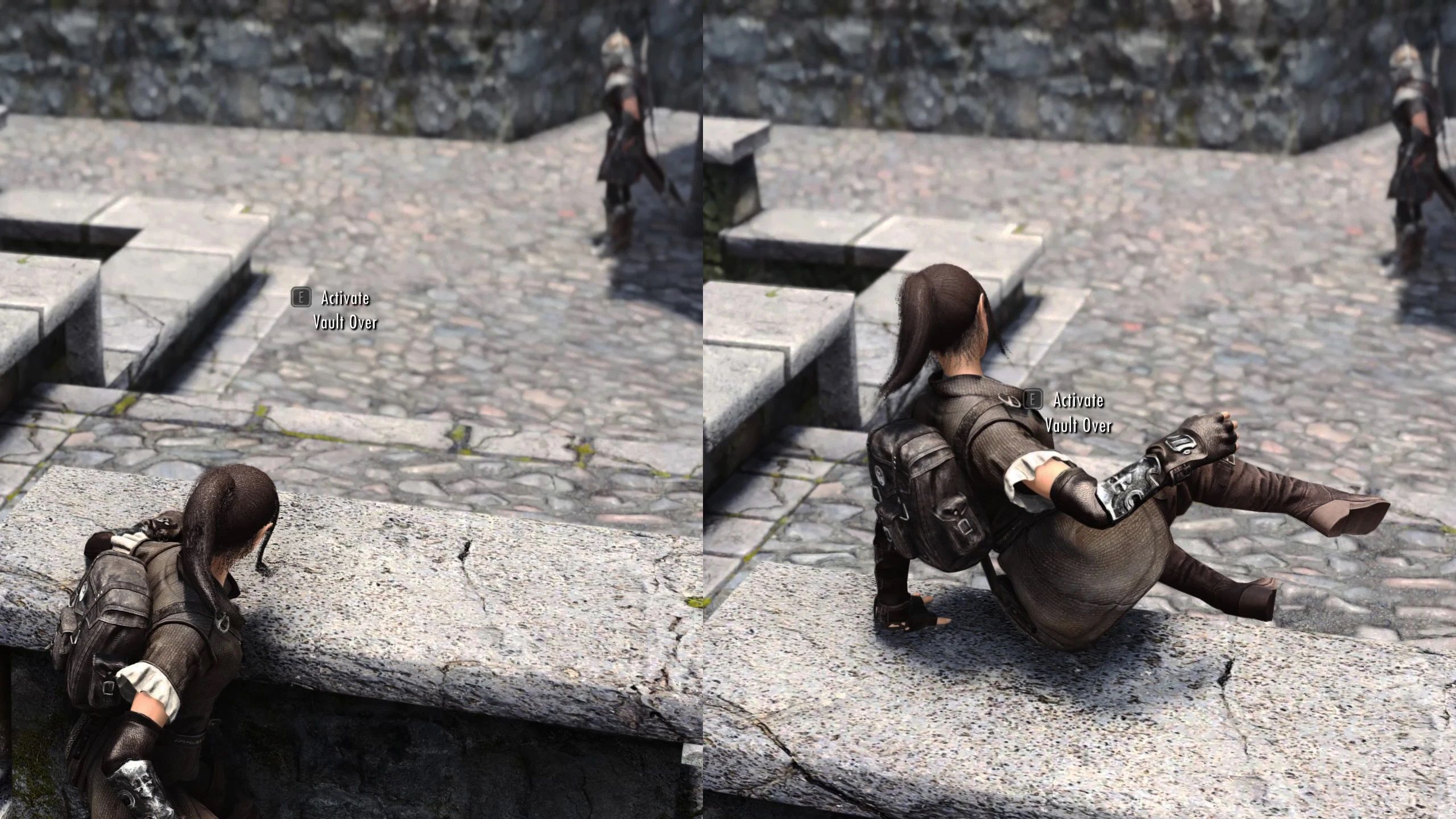 EVG Animated Traversal mod for The Elder Scrolls V: Skyrim Special Edition