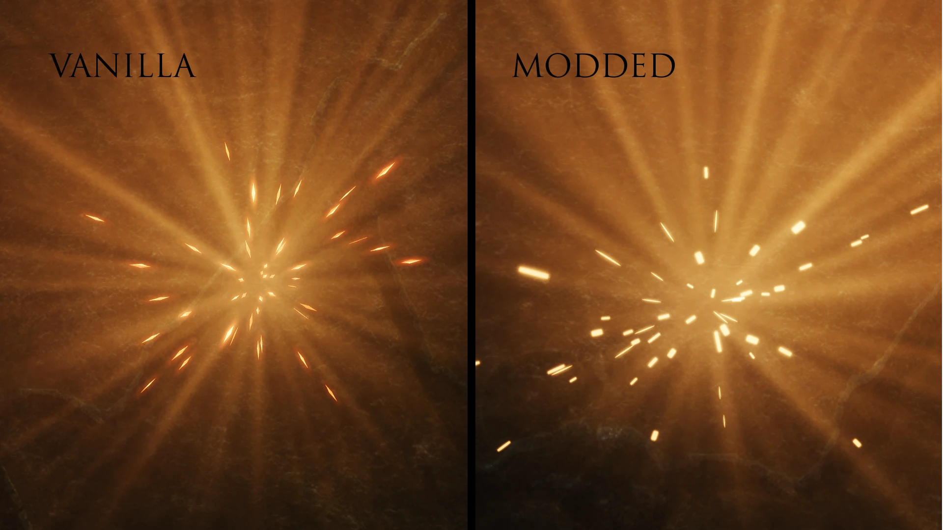 Improved Sparks mod for The Elder Scrolls V: Skyrim Special Edition