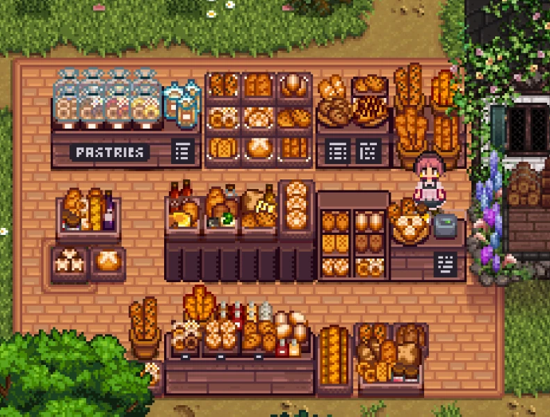 HxW Farmer's Market Furniture - Bakery Set mod for Stardew Valley