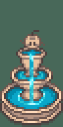 HxW Fairy Fountain Furniture mod for Stardew Valley