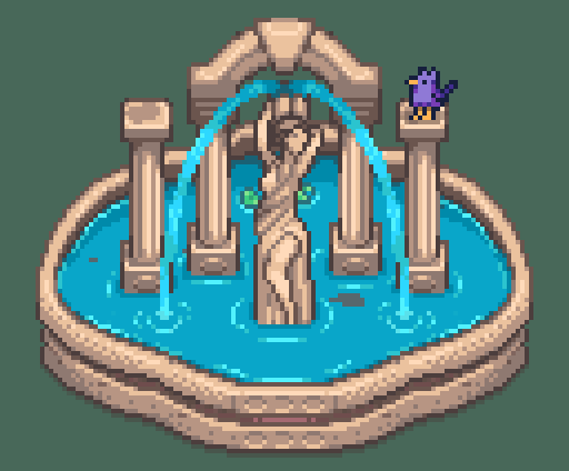HxW Romantic Fountains and Arches mod for Stardew Valley