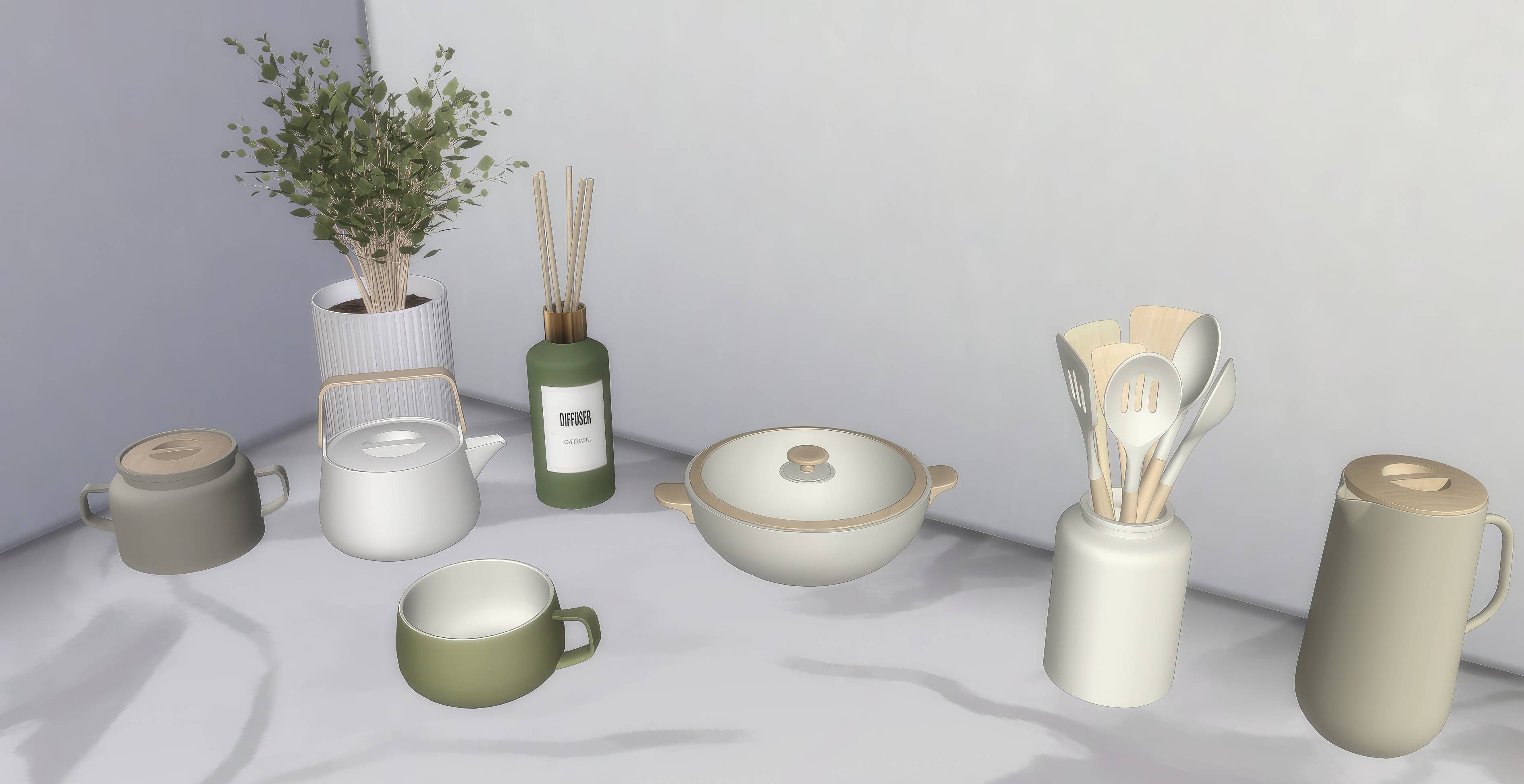 IKEA Kitchen set mod for The Sims 4 