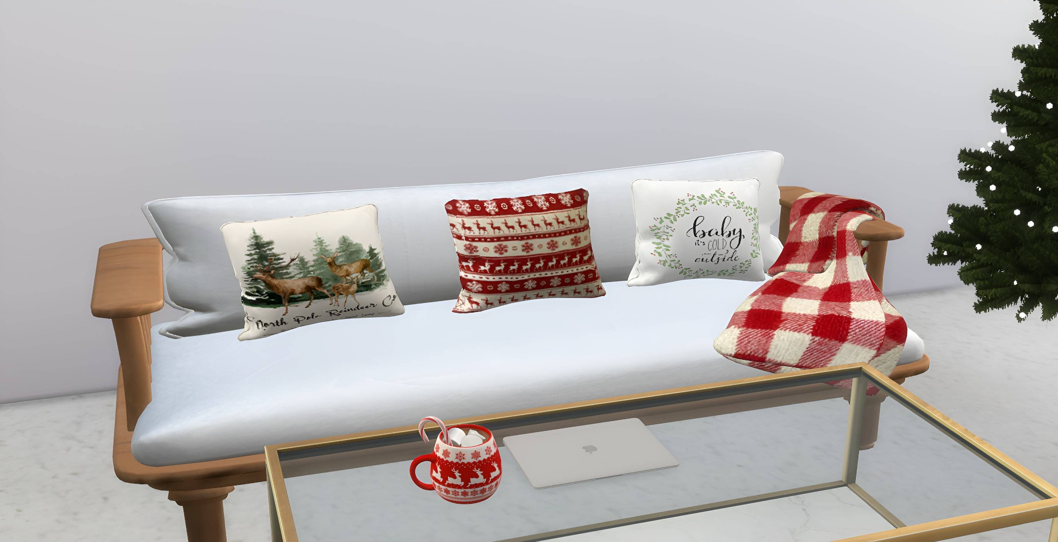 Hot Chocolate with Marshmallows set mod for The Sims 4 