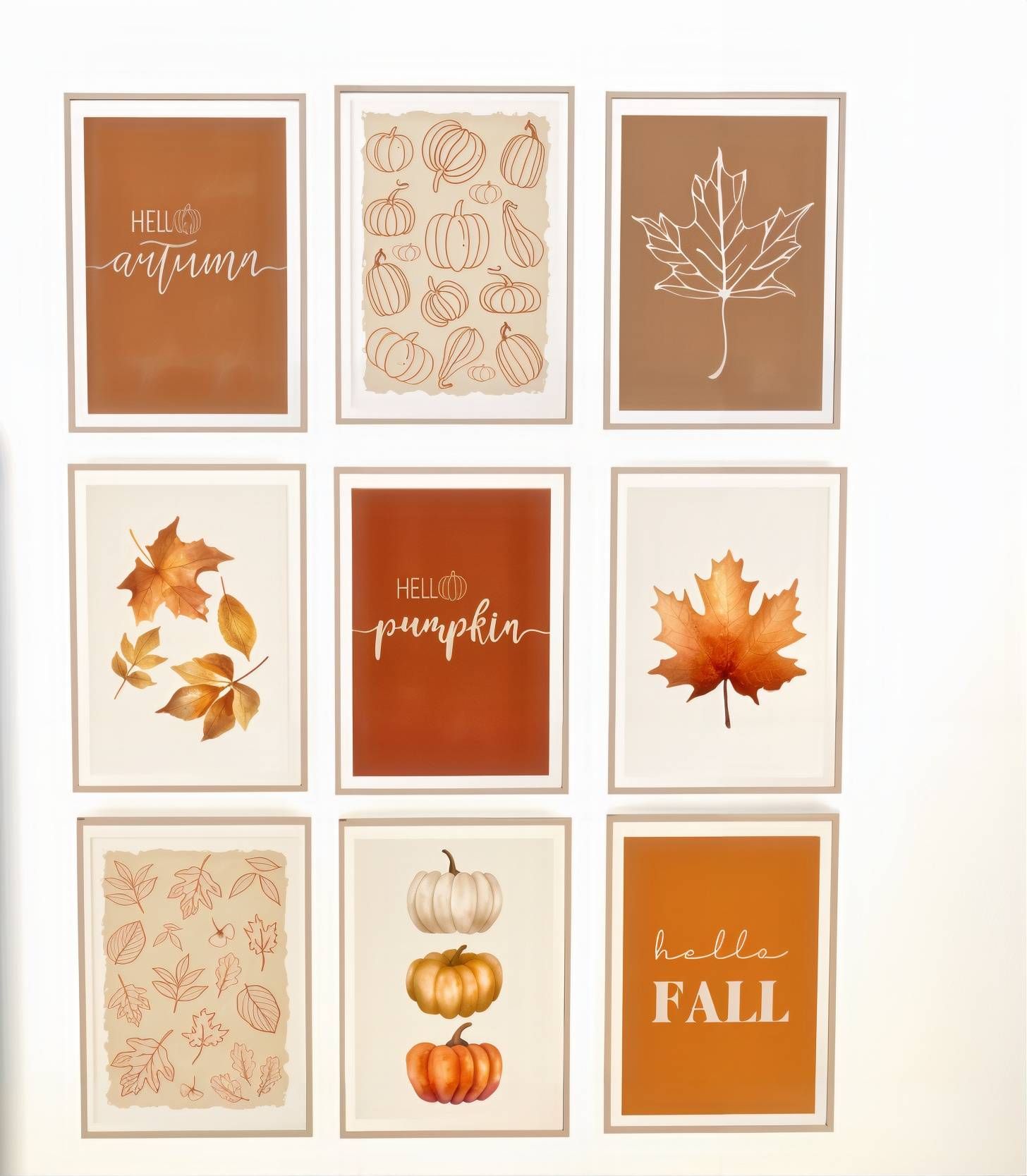 Autumn wall prints mod for The Sims 4 