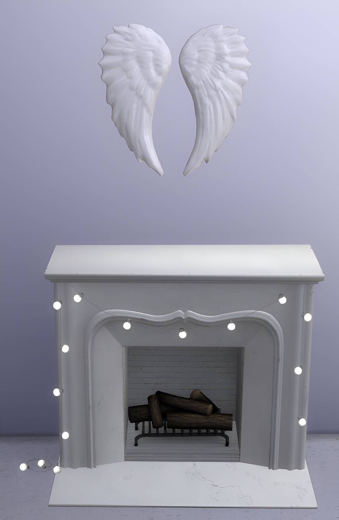 Xmas wall deco set mod for The Sims 4 
