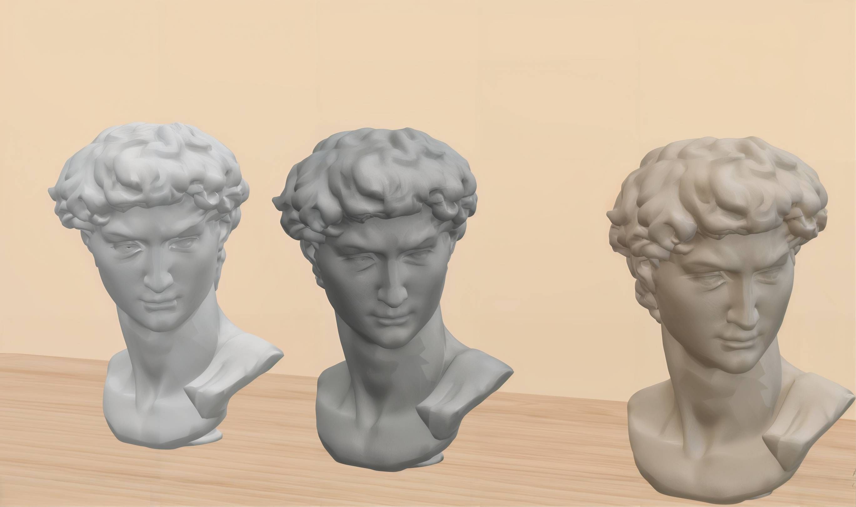 Minimal Mihelangelo David head statue mod for The Sims 4 