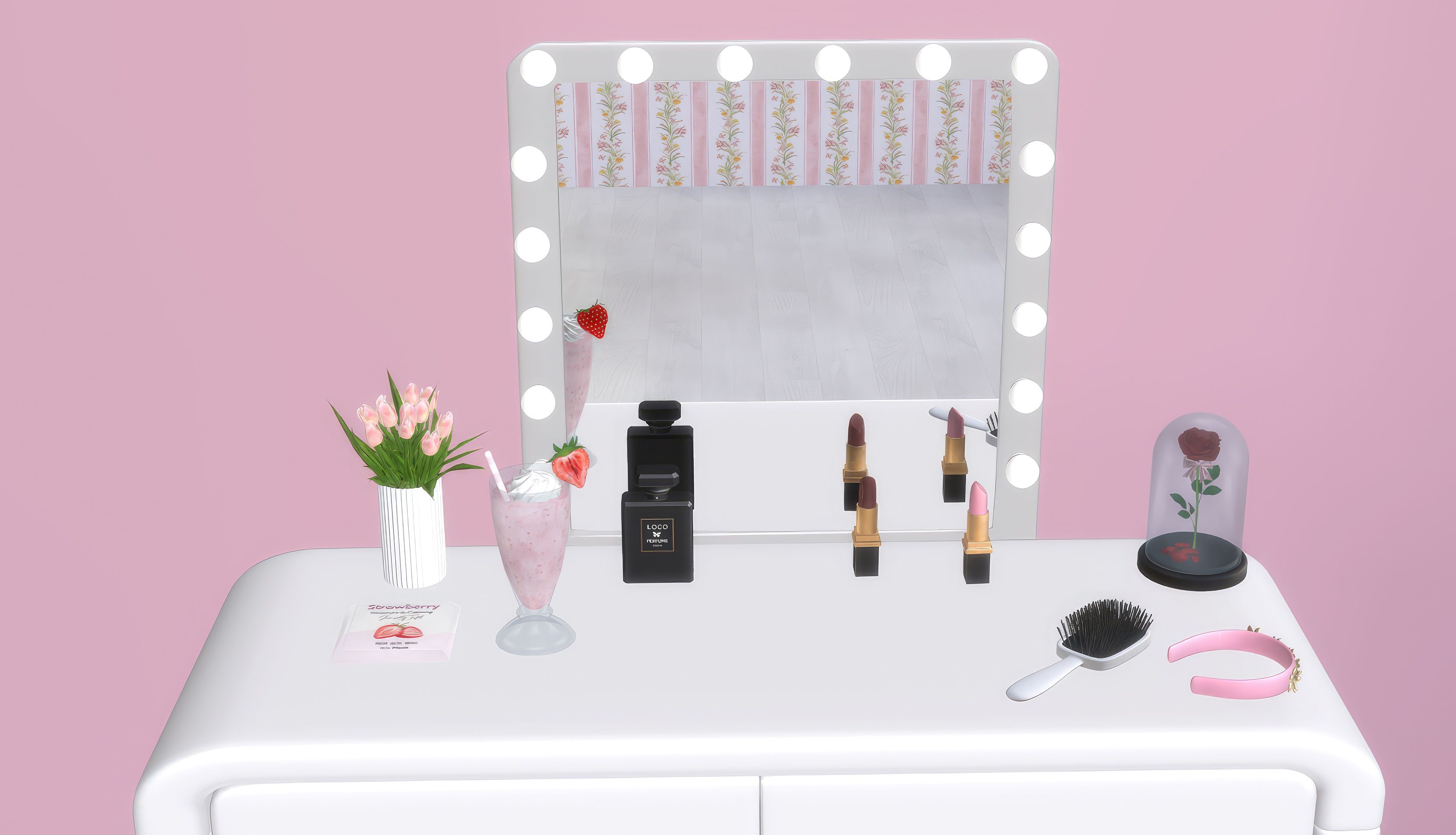 Makeup vanity - set mod for The Sims 4 