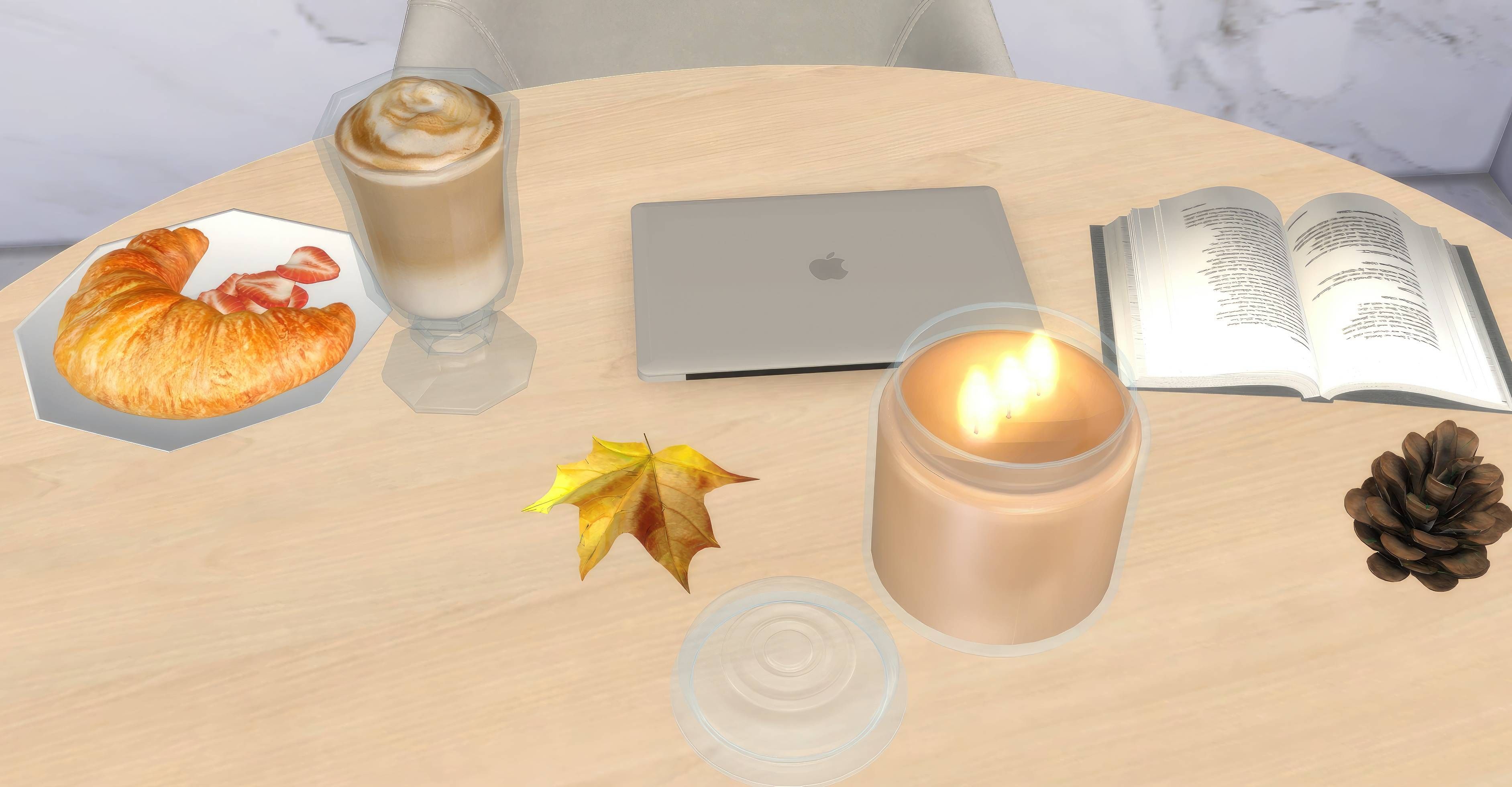 Hello Fall set mod for The Sims 4 