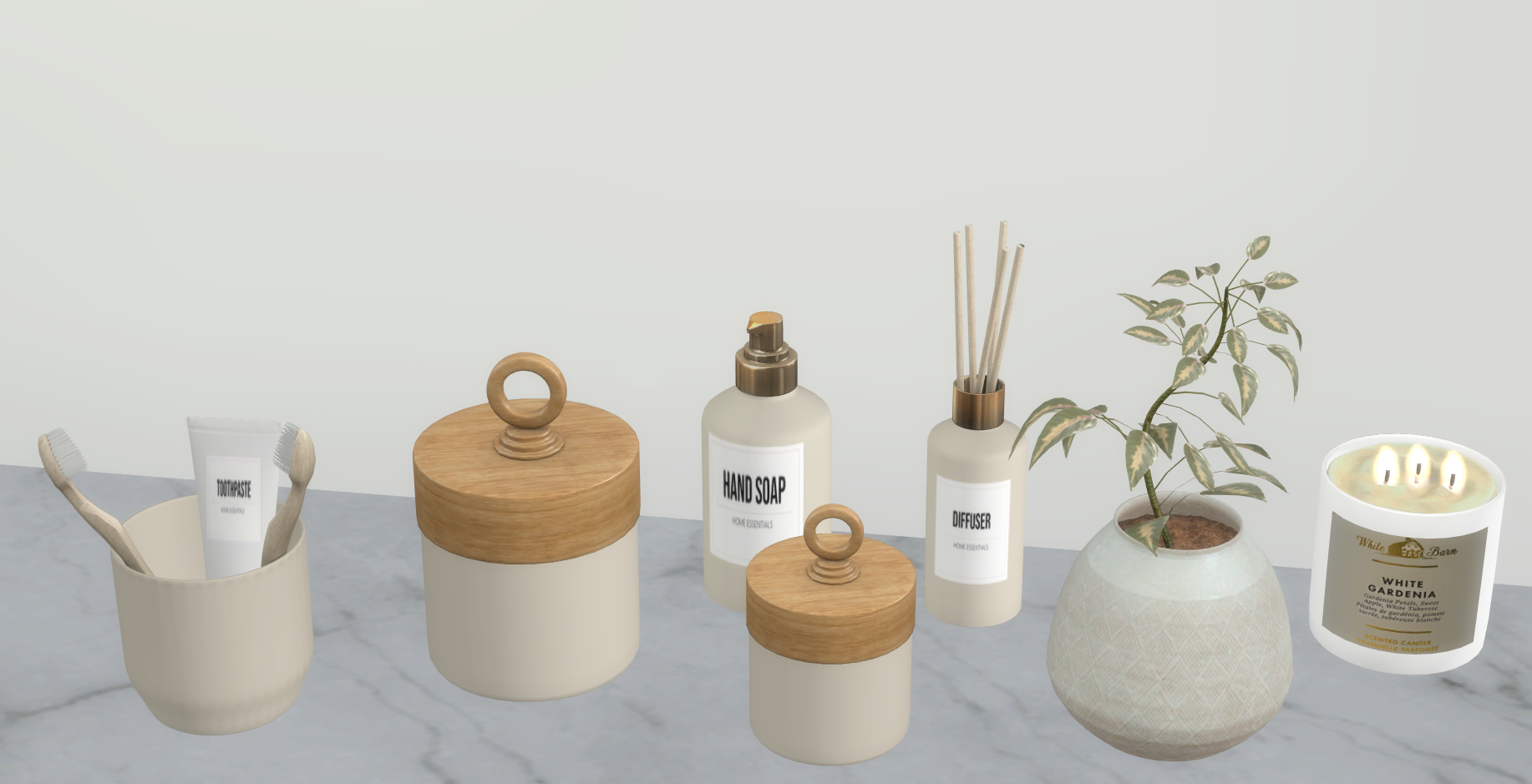 IKEA Bath set mod for The Sims 4 